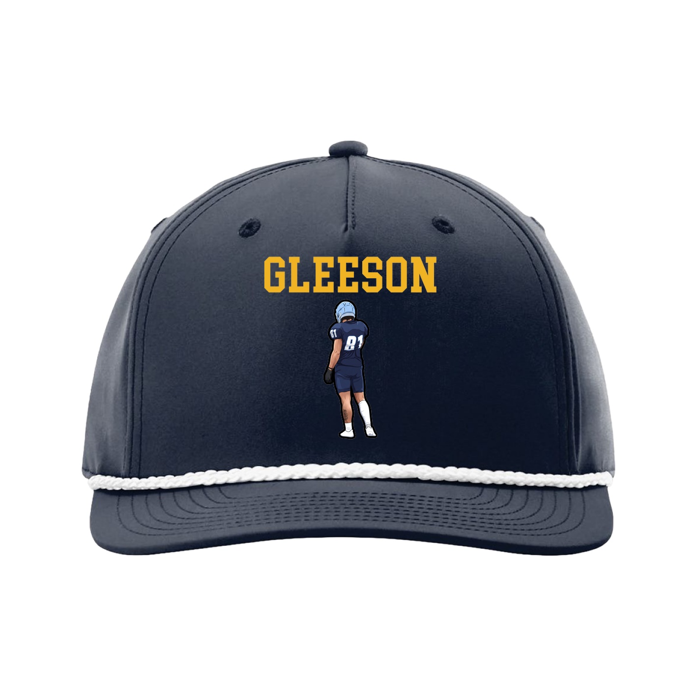 Five-Panel Classic Rope Cap — Shirsey in Navy