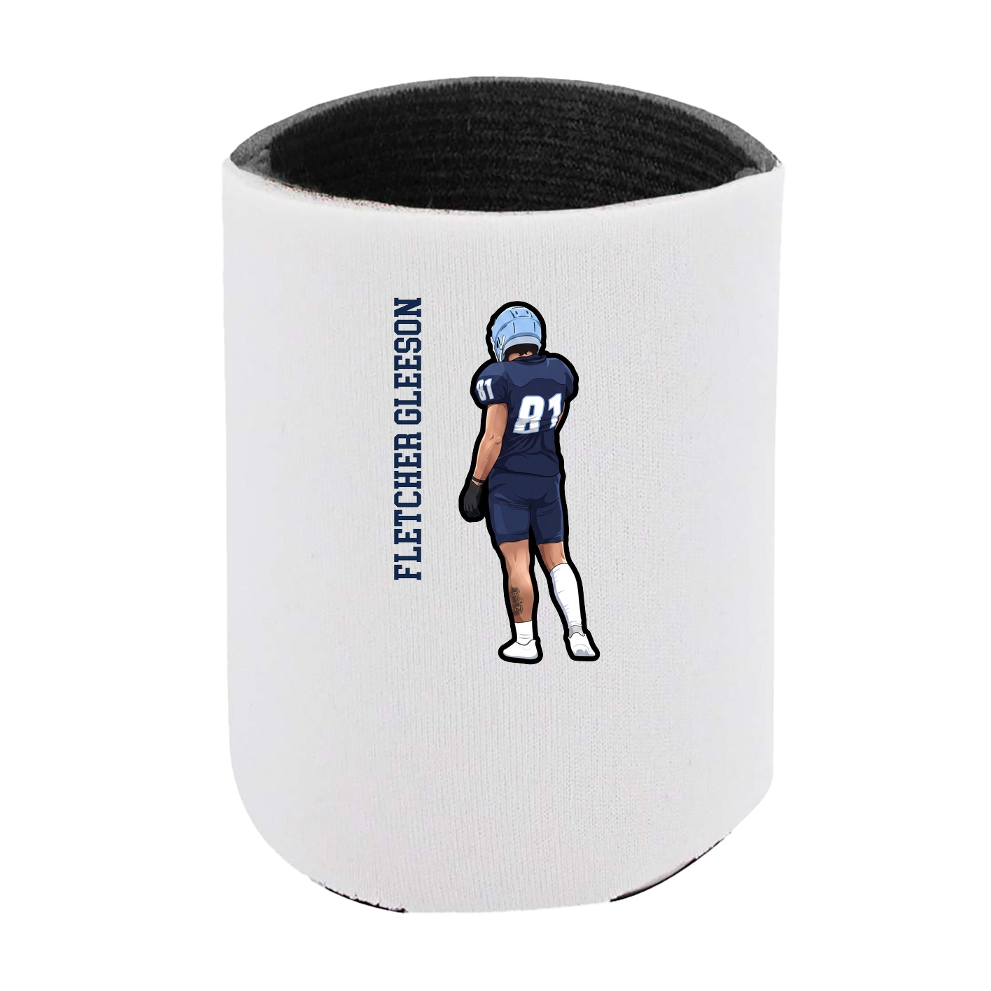 Can Holder — Name Vertical in White