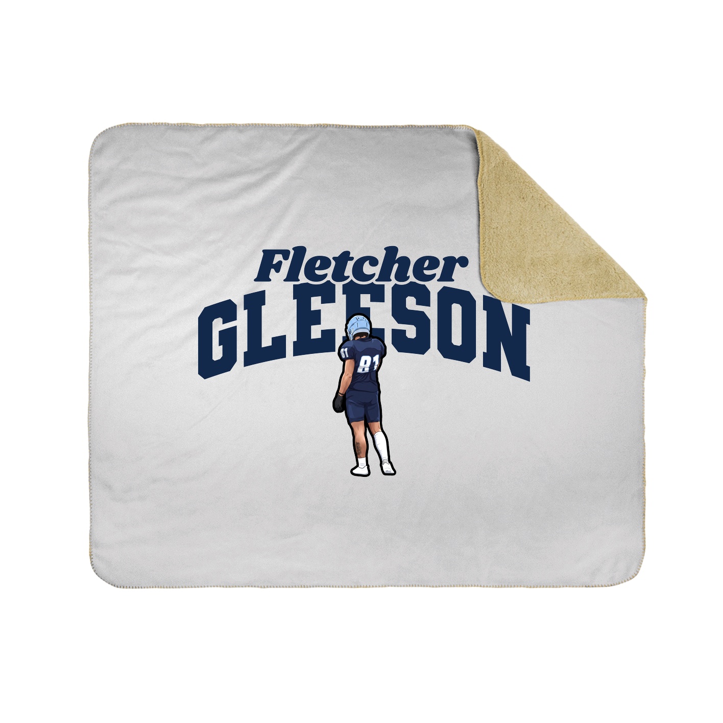 Throw Blanket — Signature Arch in White