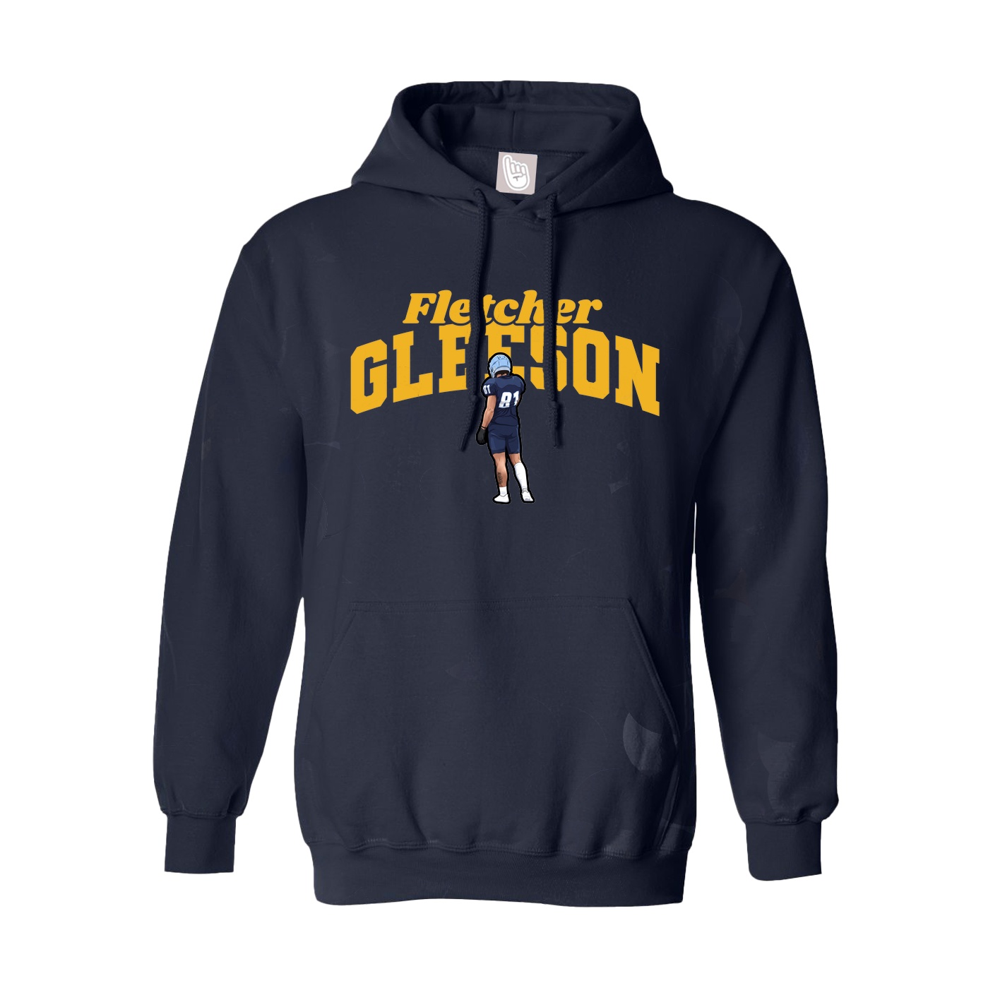 Youth Hoodie — Signature Arch in Navy