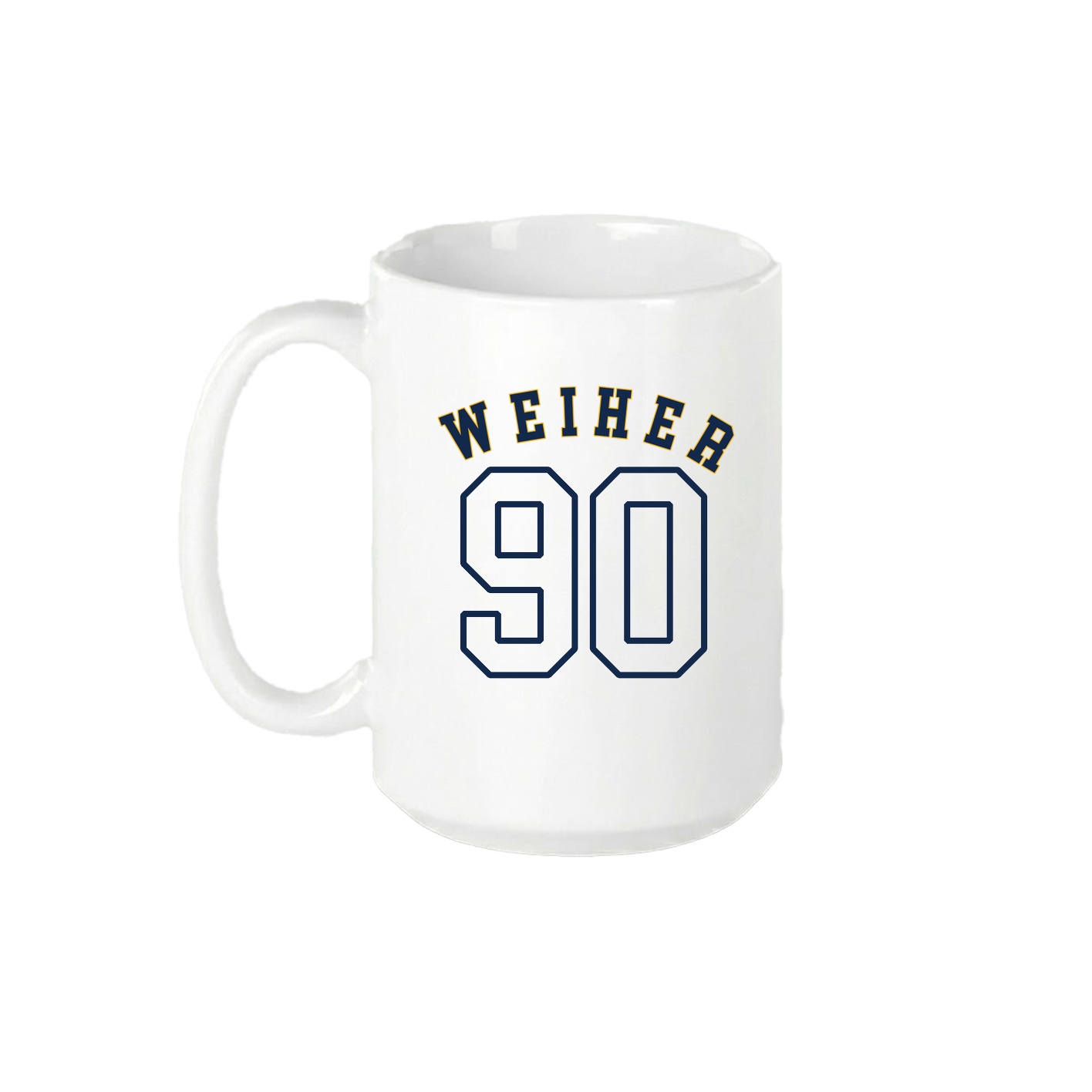 15oz Coffee Mug — Shirsey Arch in White
