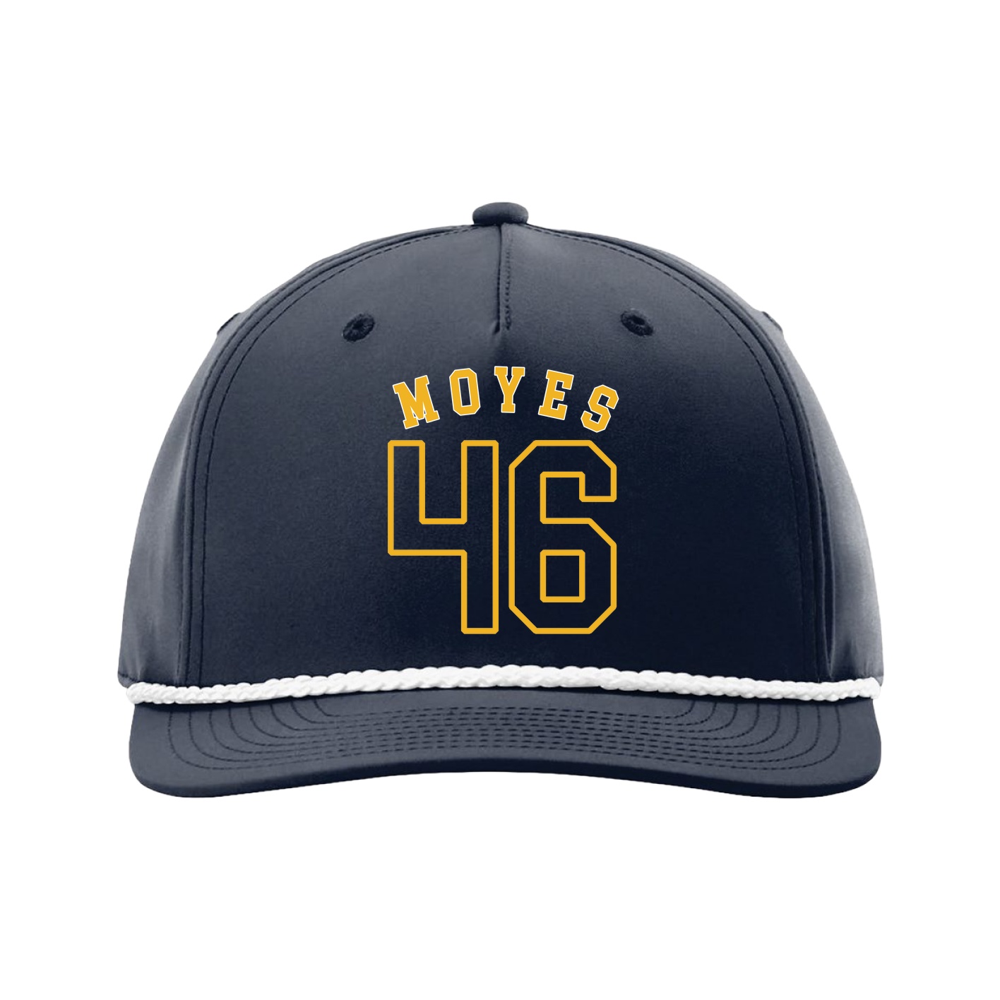 Five-Panel Classic Rope Cap — Shirsey Arch in Navy