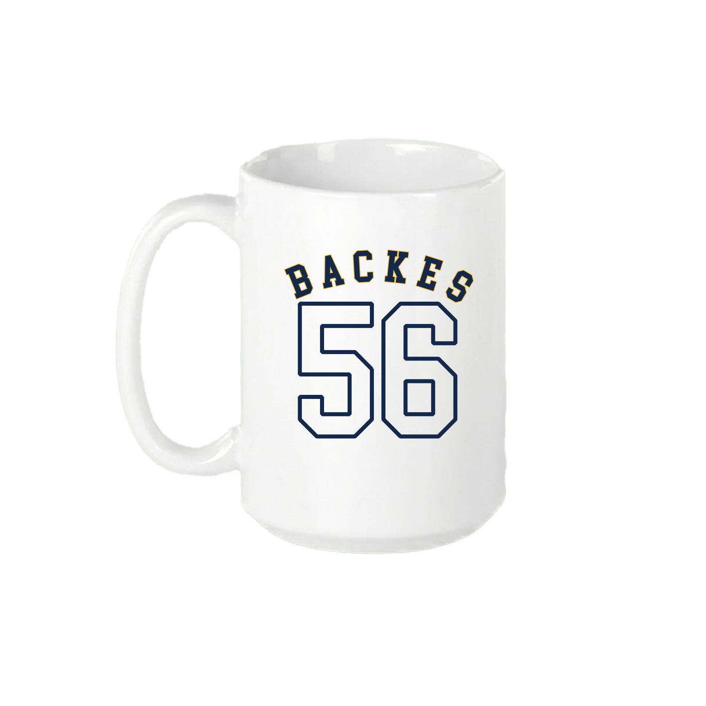 15oz Coffee Mug — Shirsey Arch in White