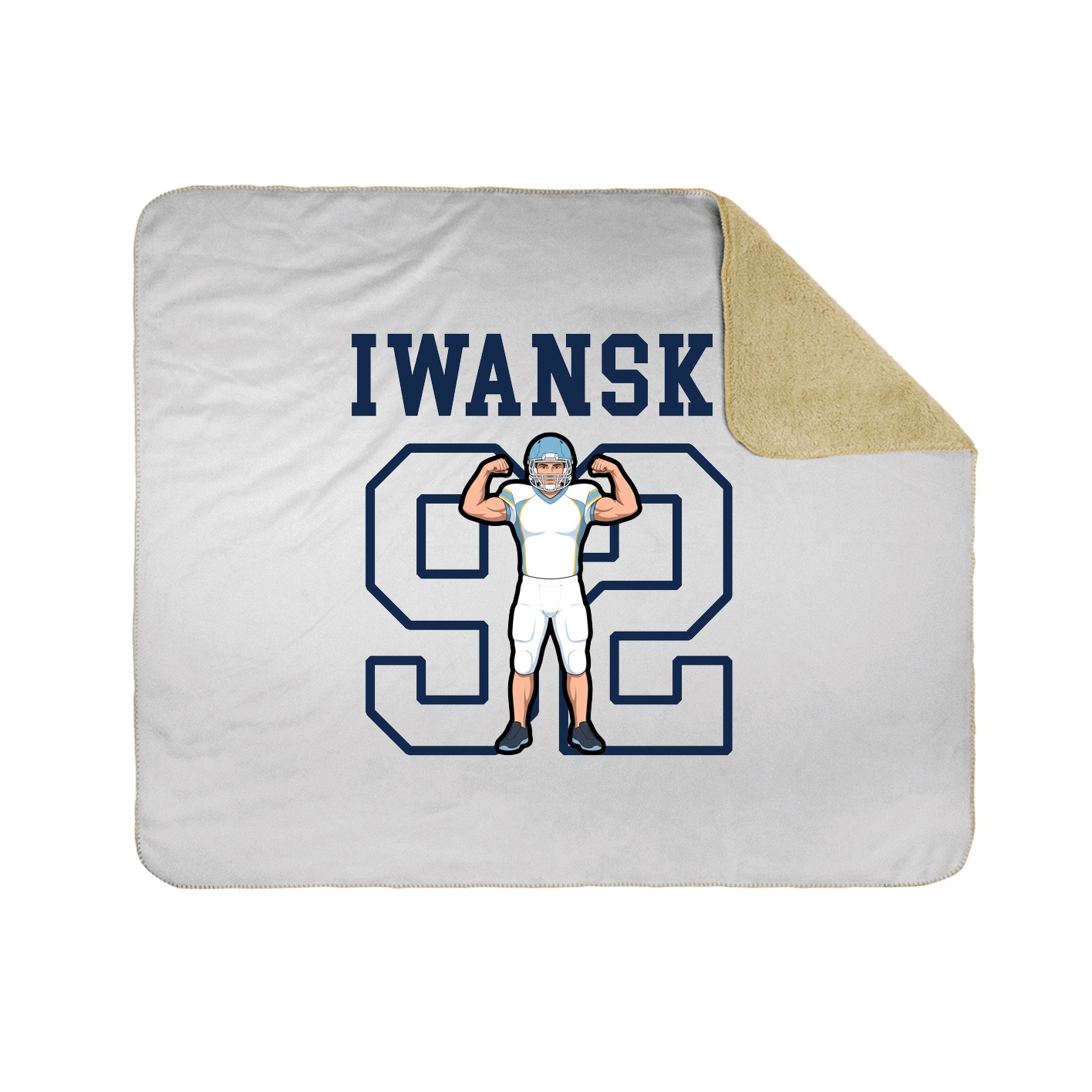 Throw Blanket — Shirsey in White