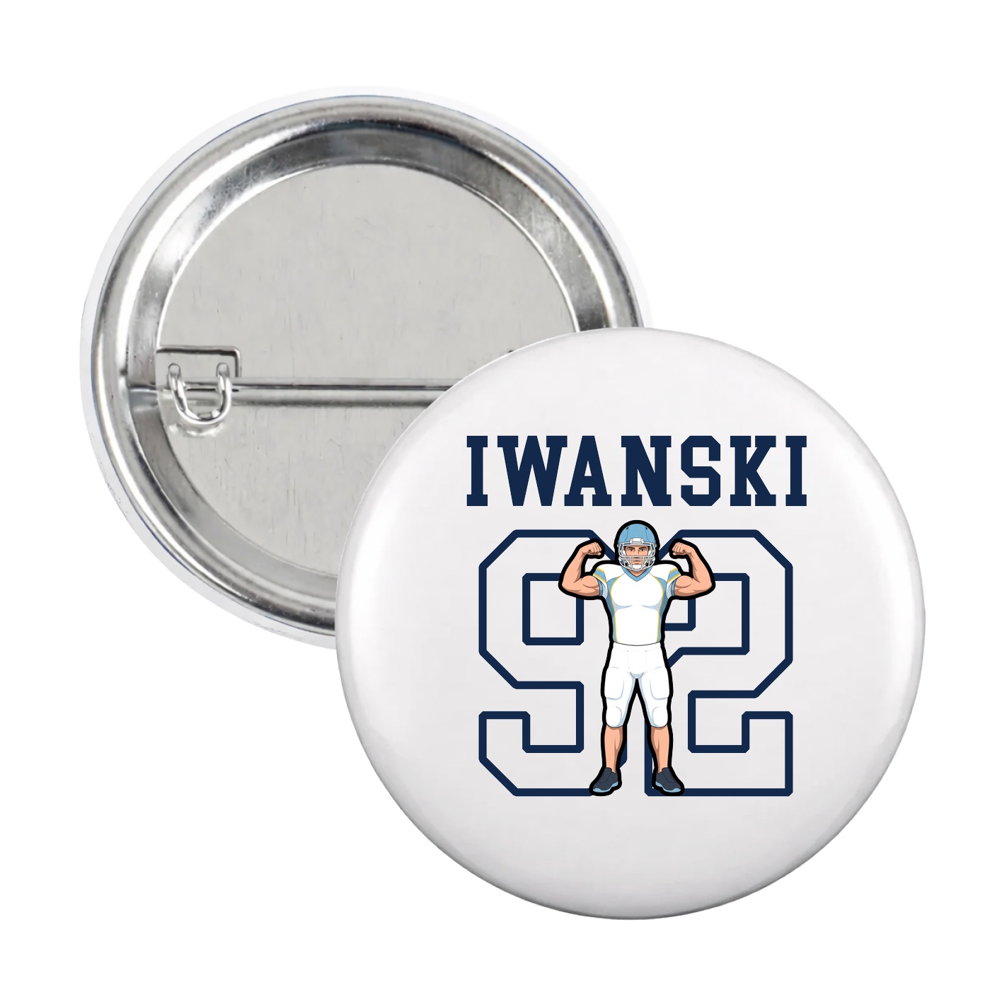 Game Day Button — Shirsey in White