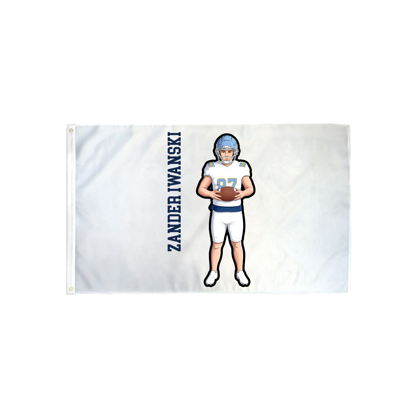 3x5 Flag — Name Vertical in Classic