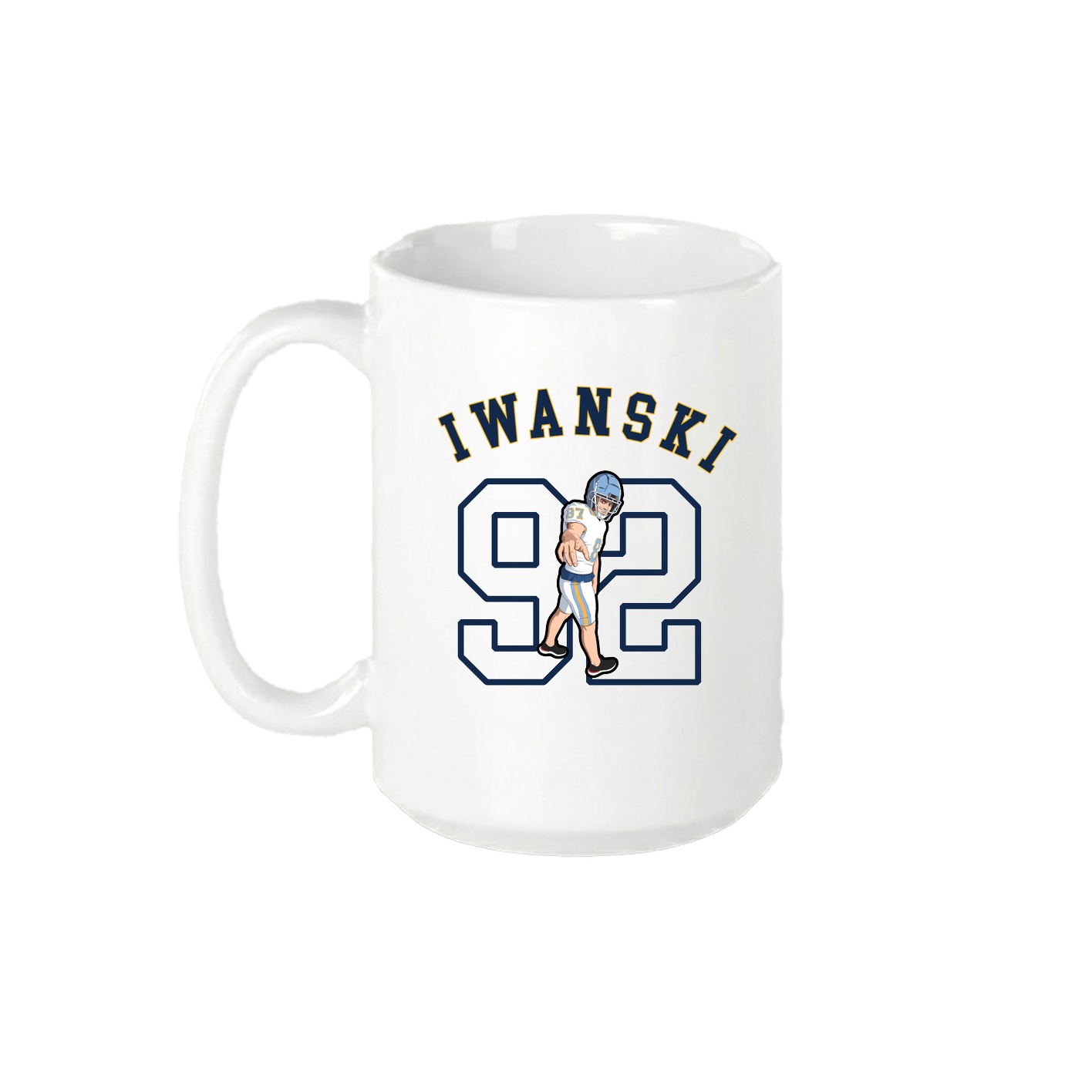 15oz Coffee Mug — Shirsey Arch in White