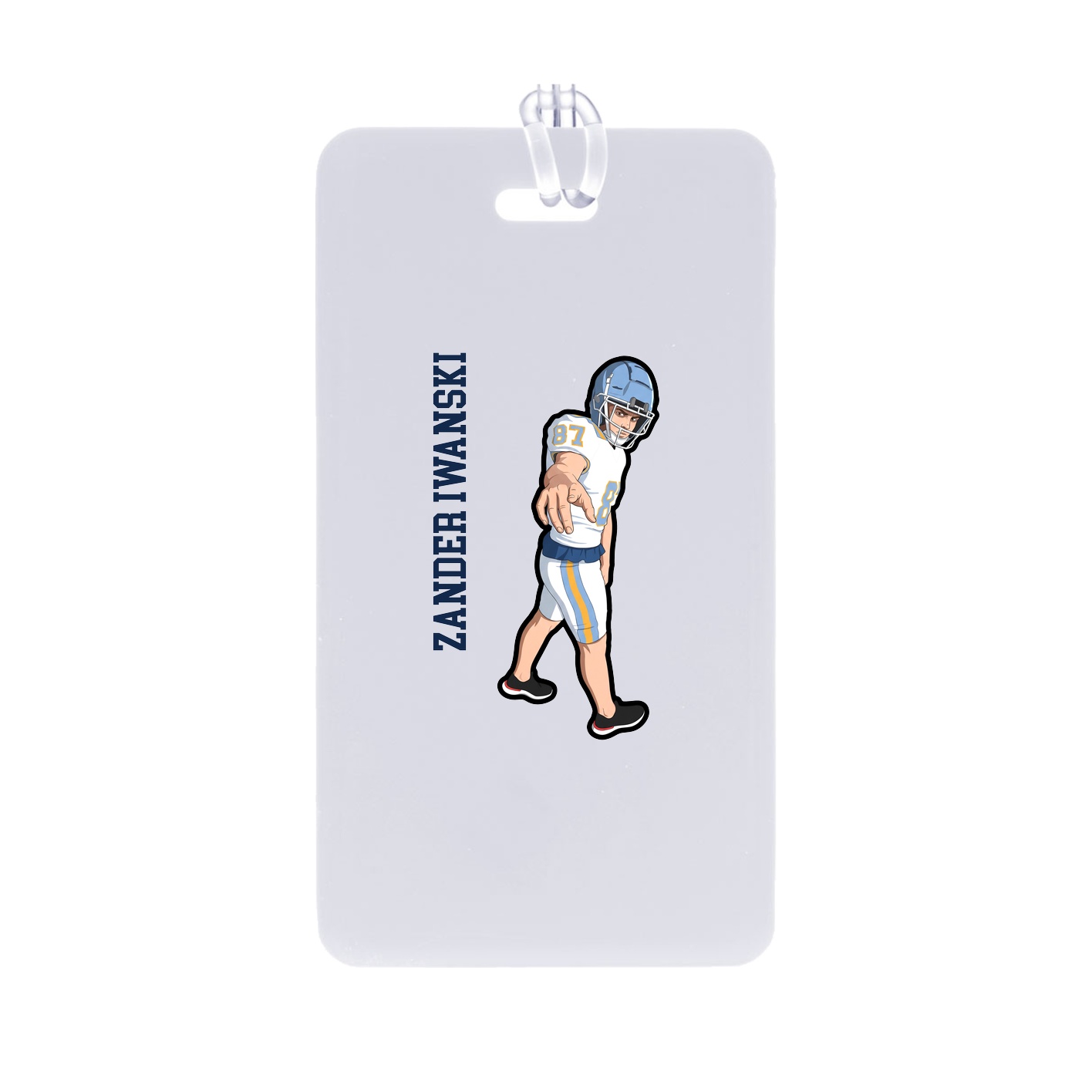 Bag Tag — Name Vertical in Classic