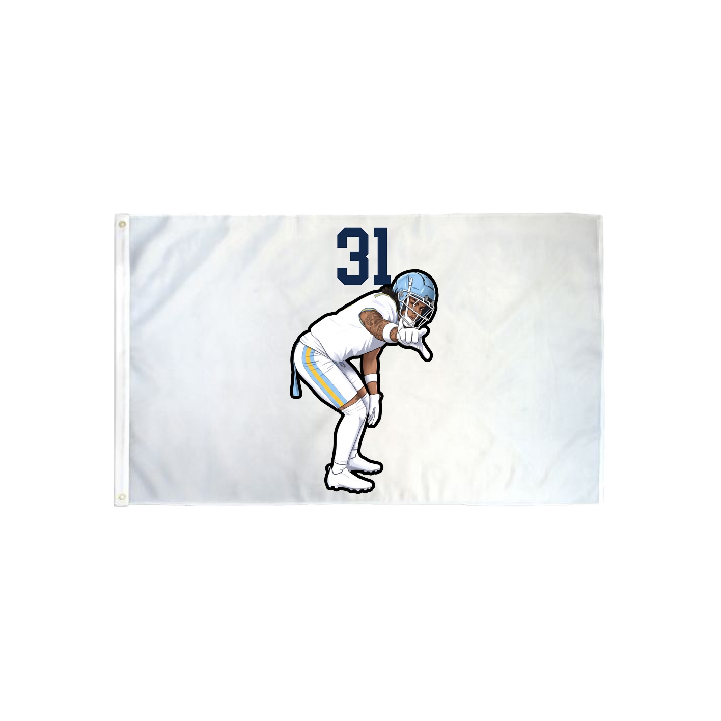 3x5 Flag — Number Top in Classic
