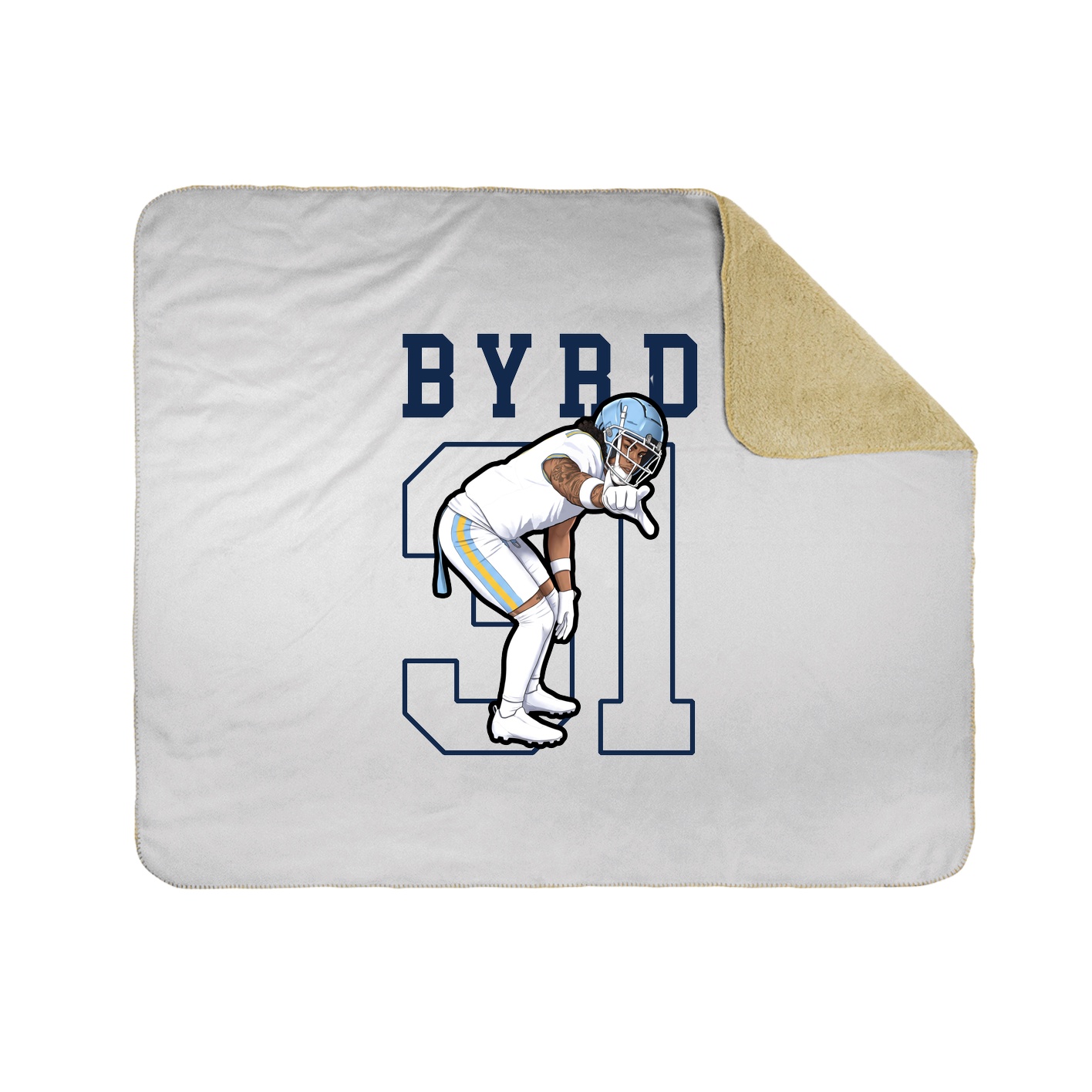 50x60 Sherpa Lined Throw Blanket