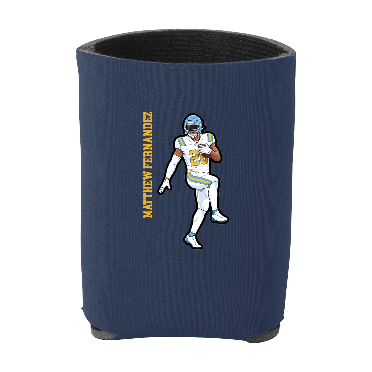 Can Holder — Name Vertical in Navy