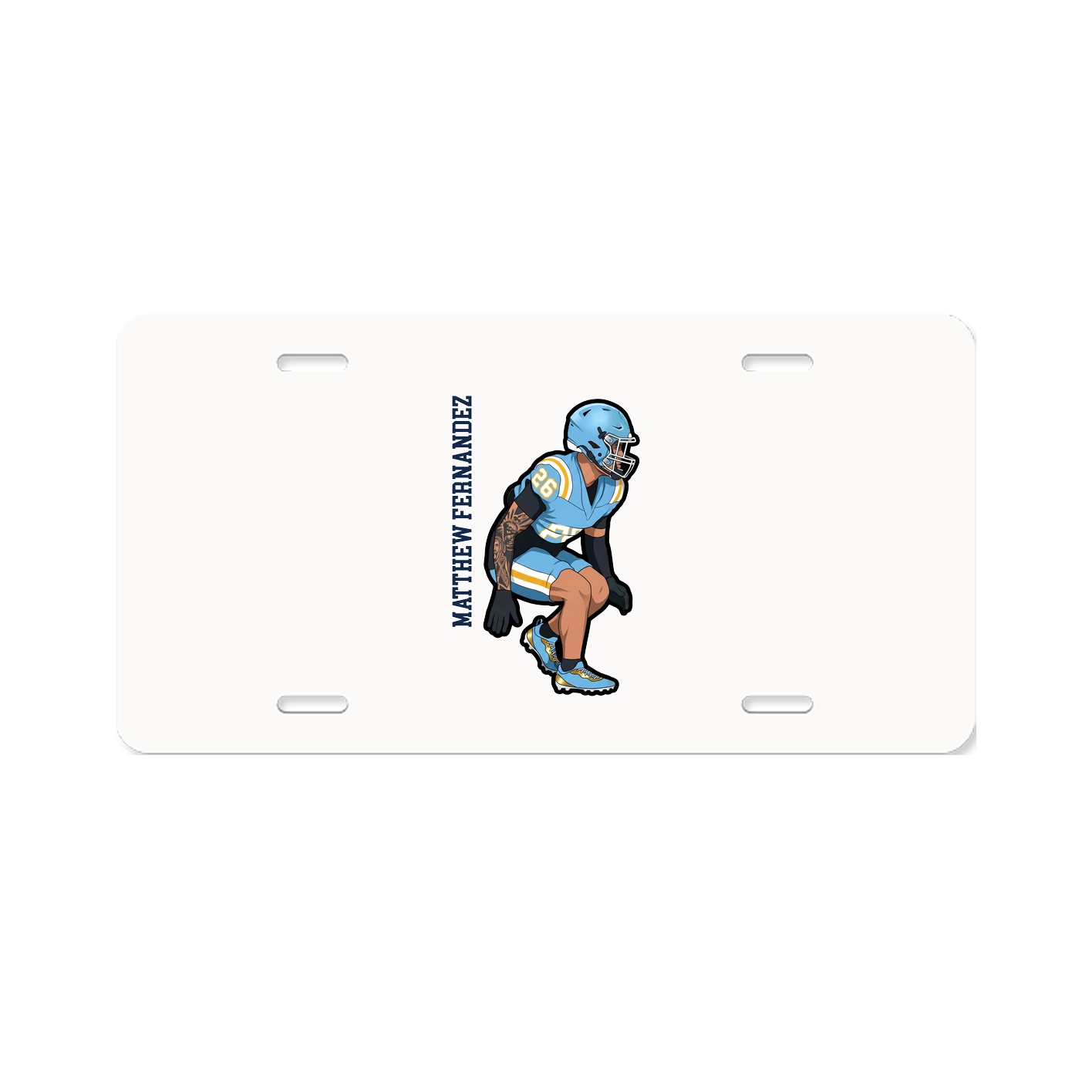 Aluminum License Plate