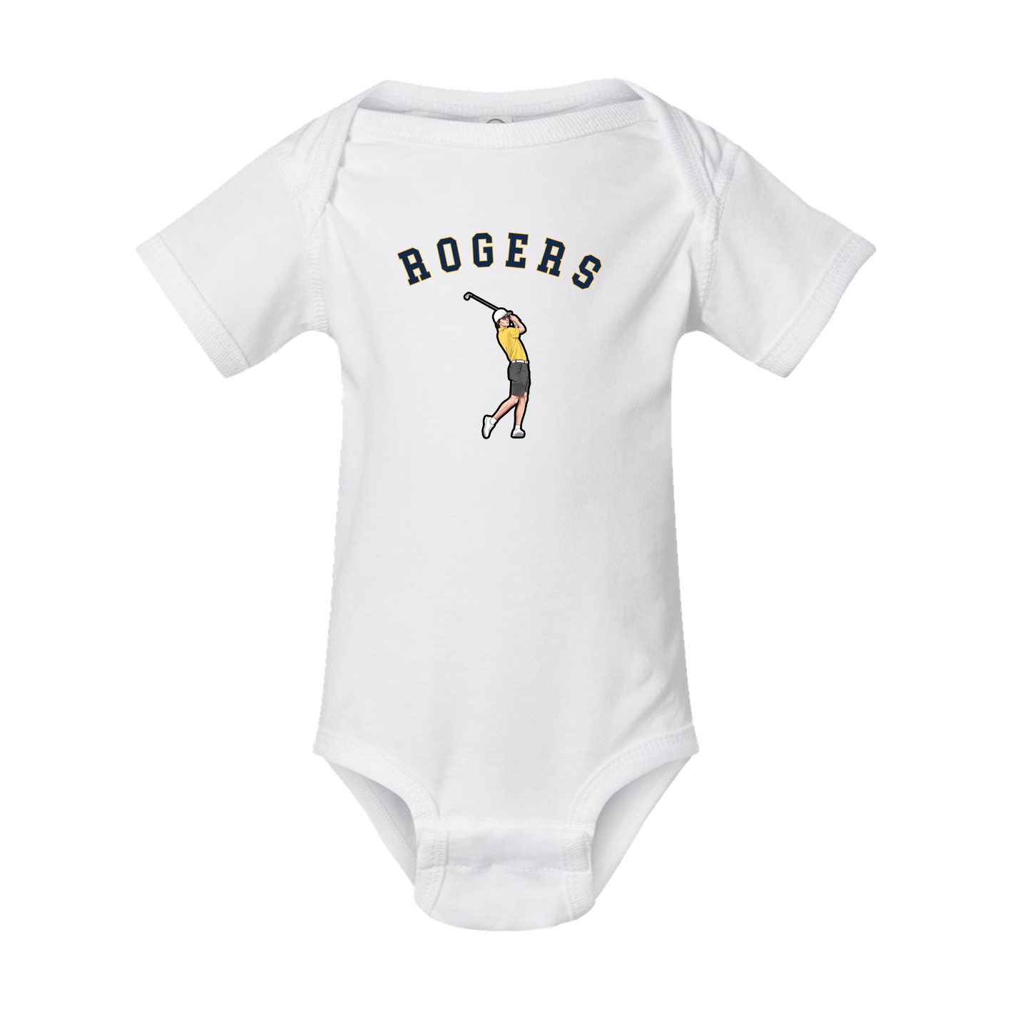 Baby Onesie — Shirsey Arch in White