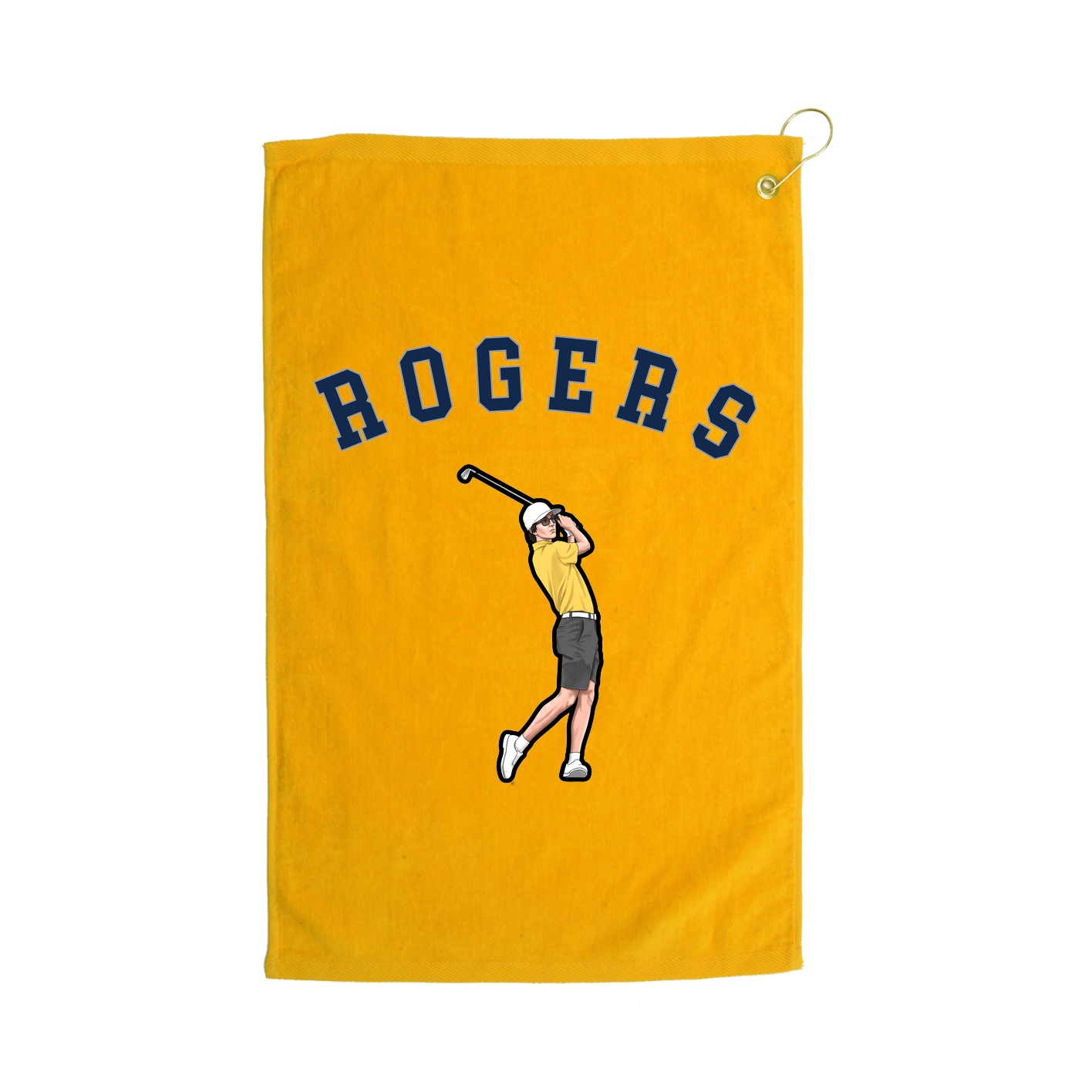 Golf Towel — Shirsey Arch in Gold