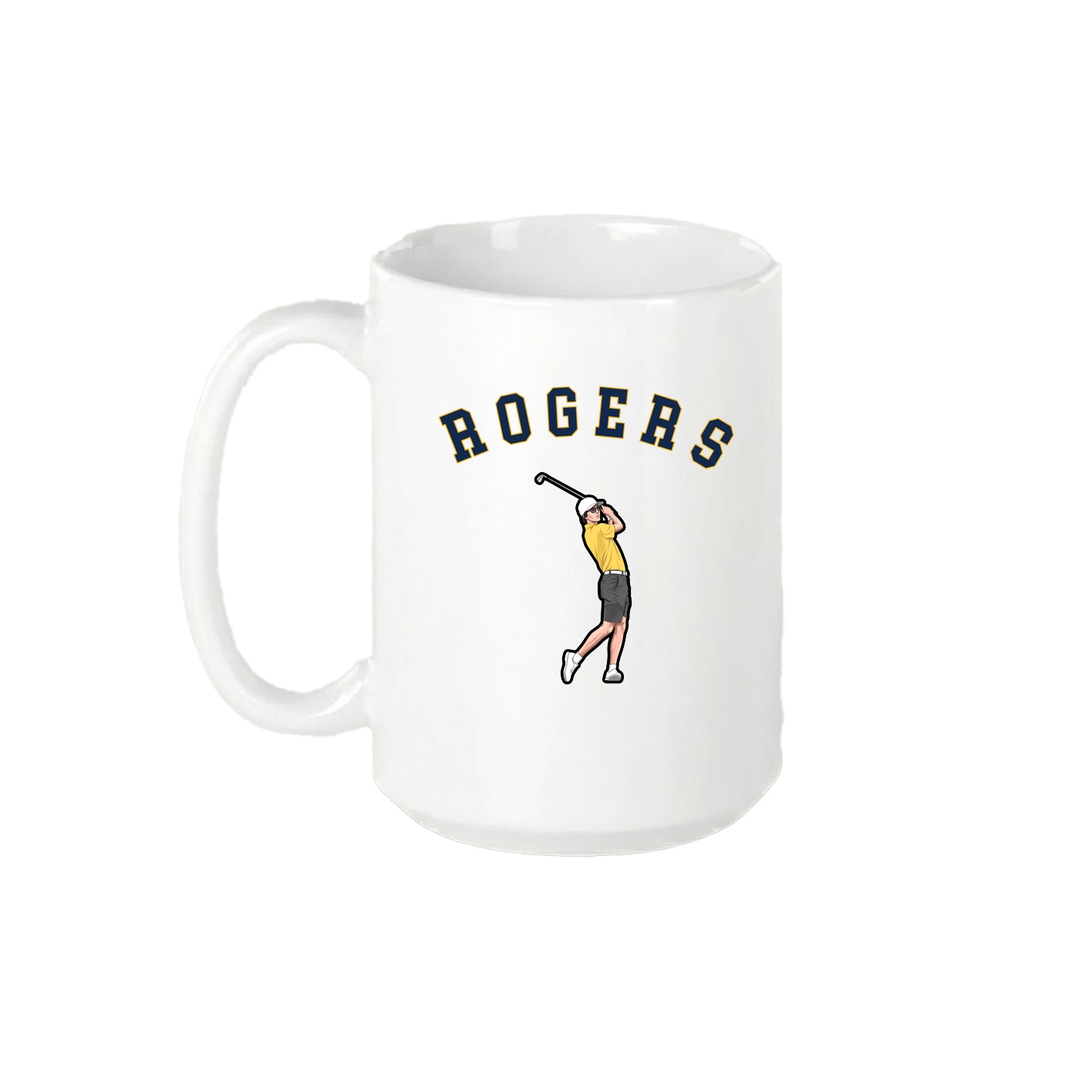 15oz Coffee Mug — Shirsey Arch in White