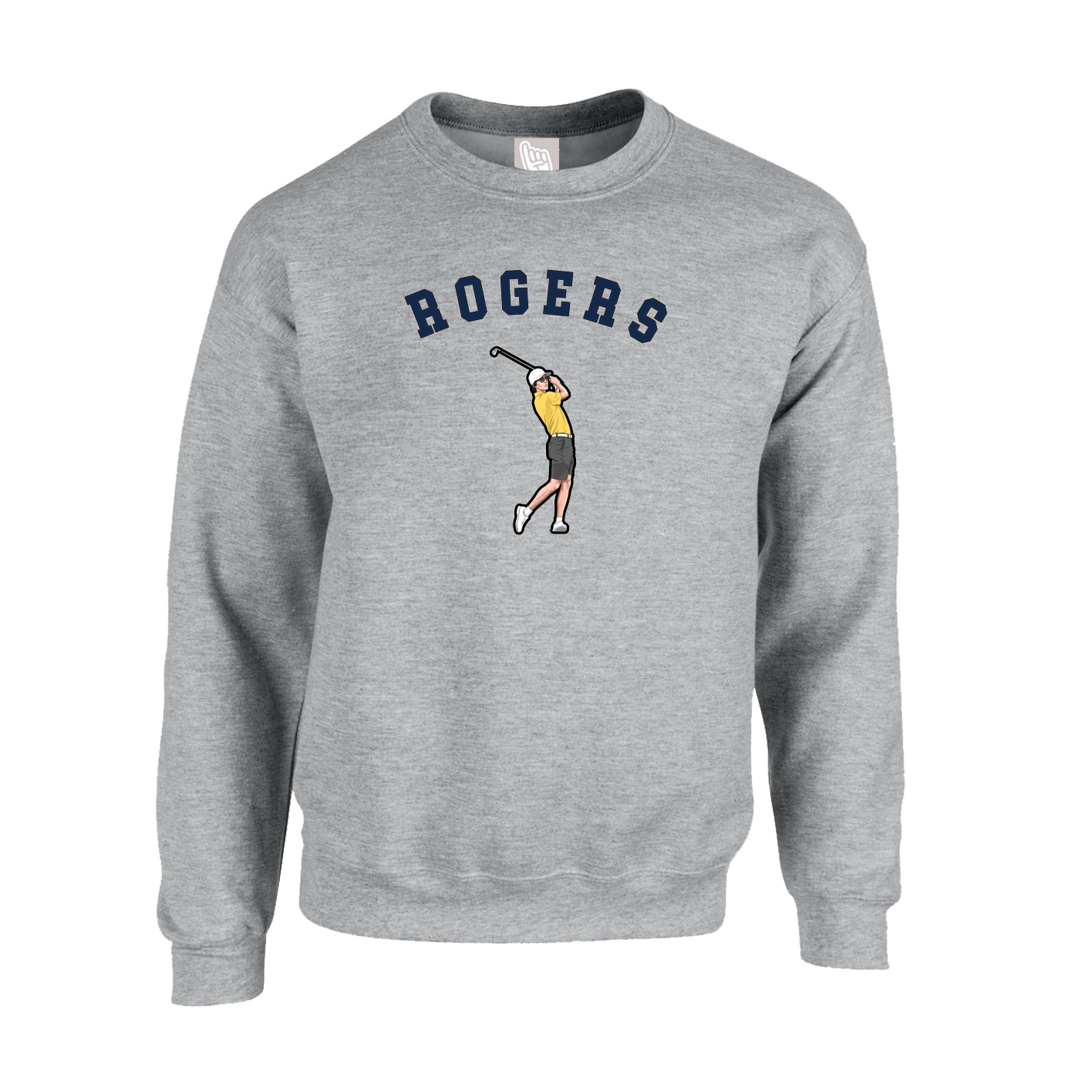Fleece Crew — Shirsey Arch in Grey