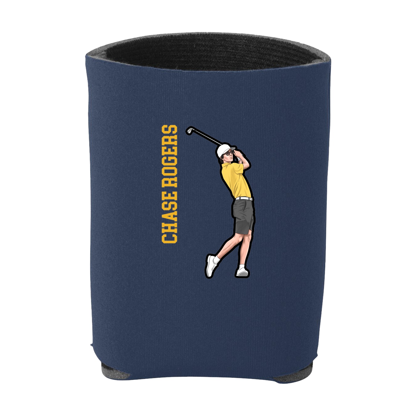 Can Holder — Name Vertical in Navy