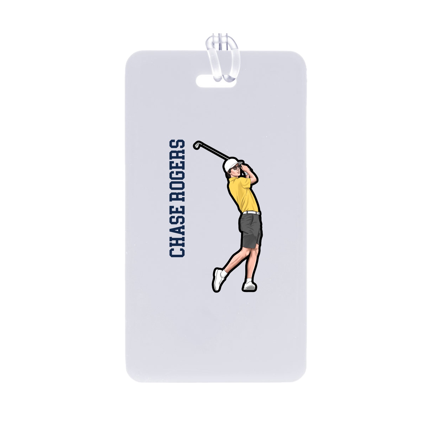 Bag Tag — Name Vertical in Classic