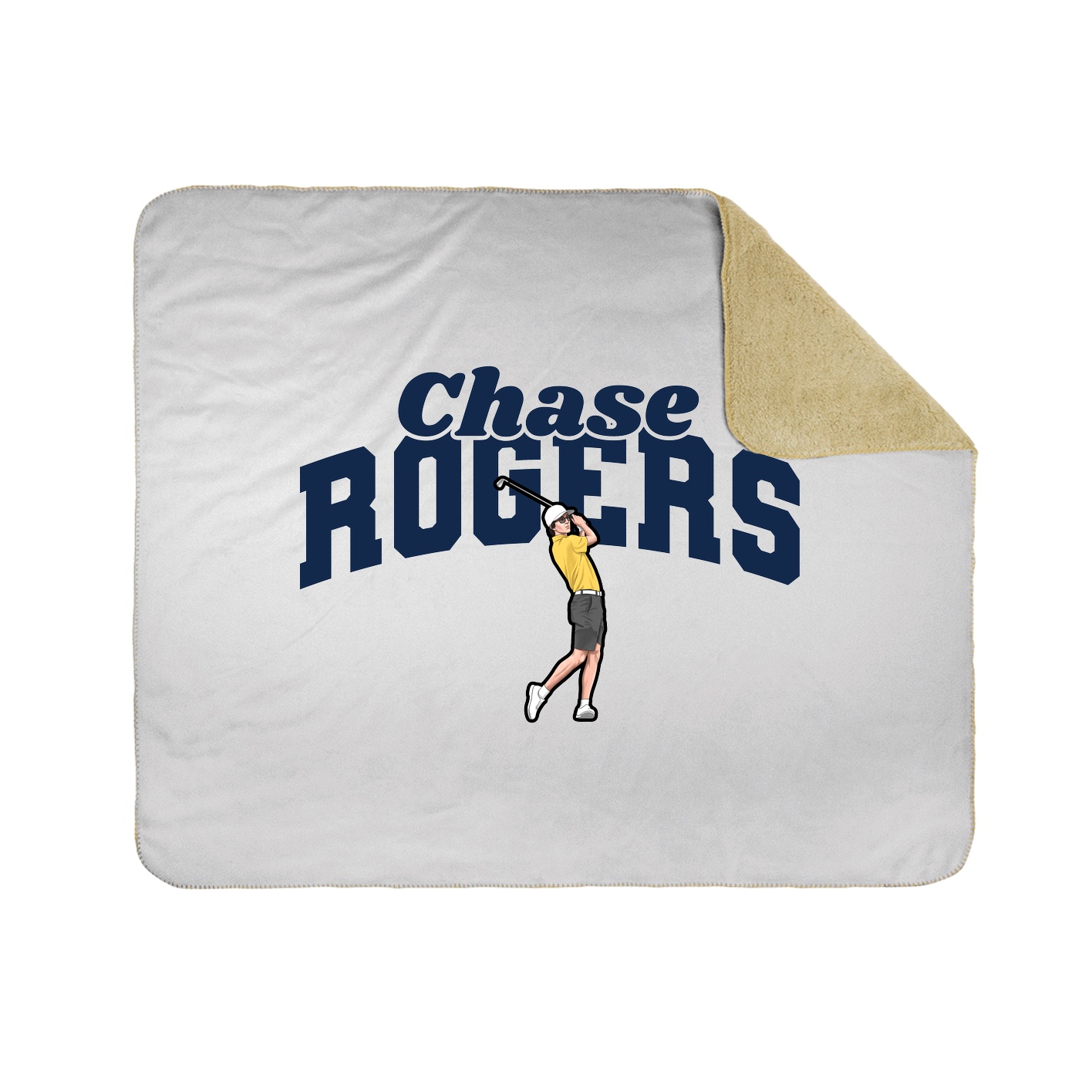 Throw Blanket — Signature Arch in White