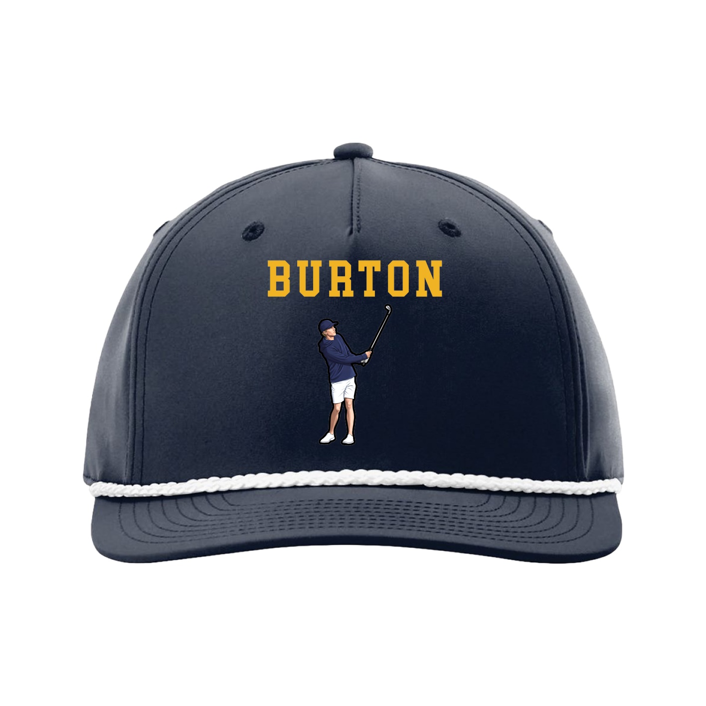 Five-Panel Classic Rope Cap — Shirsey in Navy