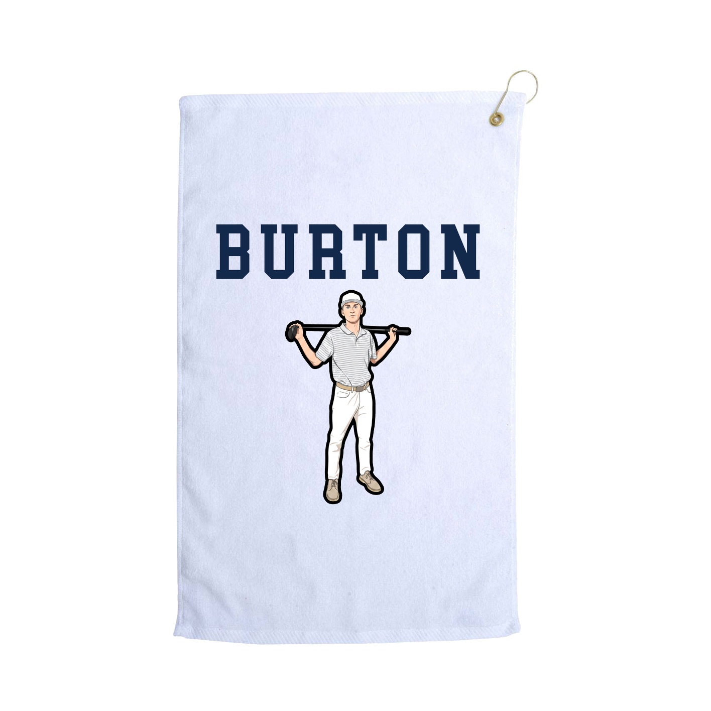 Golf Towel — Shirsey in White