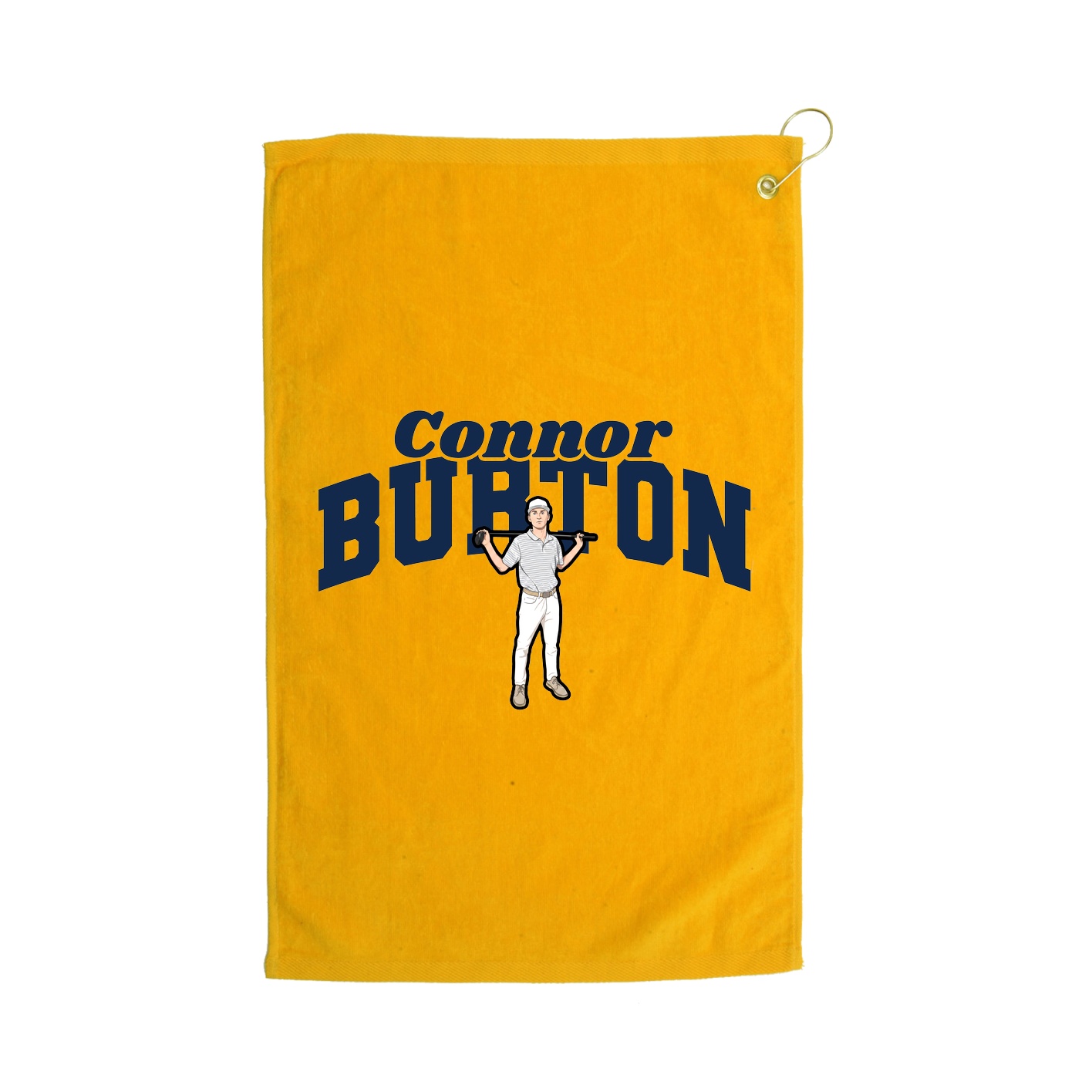 Golf Towel — Signature Arch in Gold