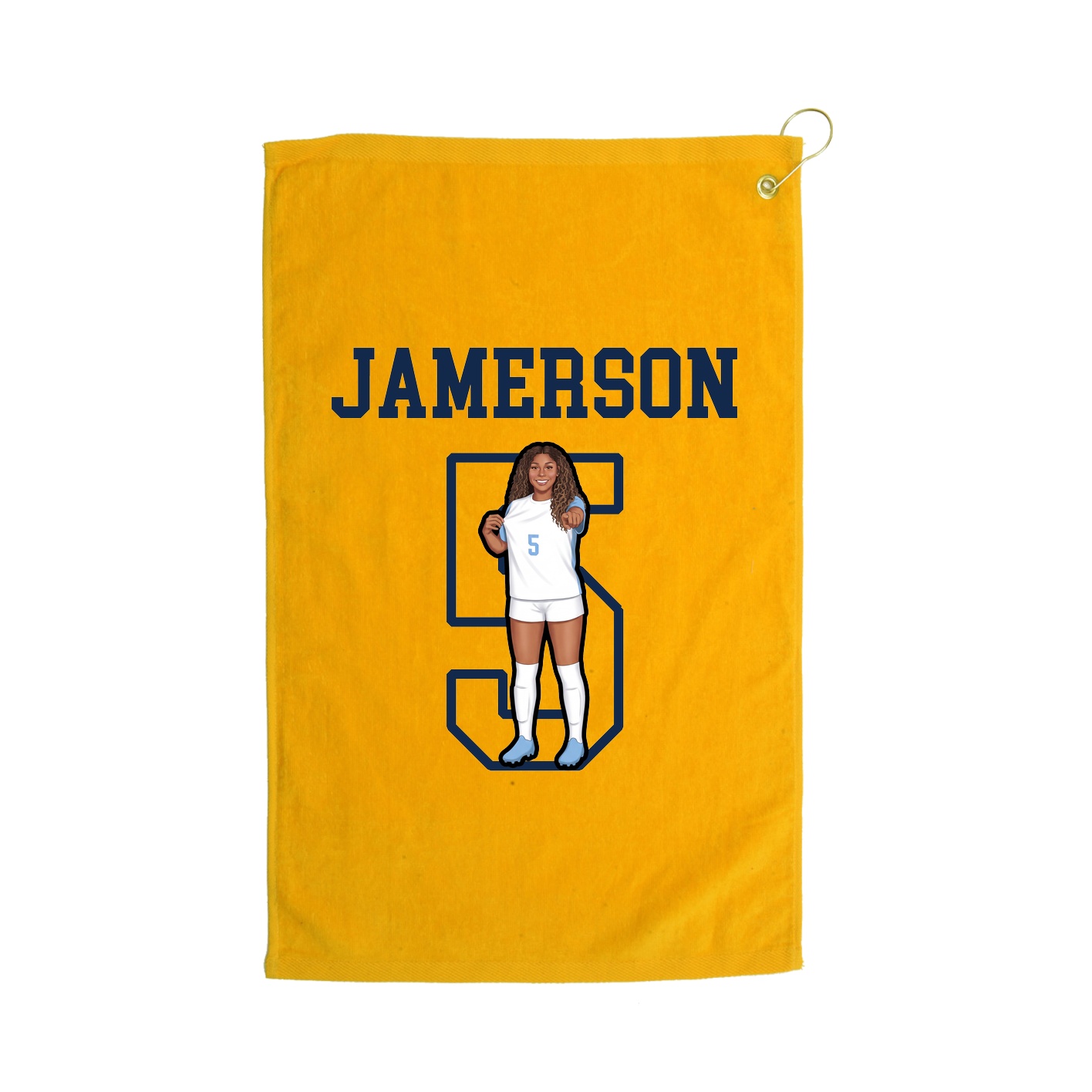 Golf Towel — Shirsey in Gold