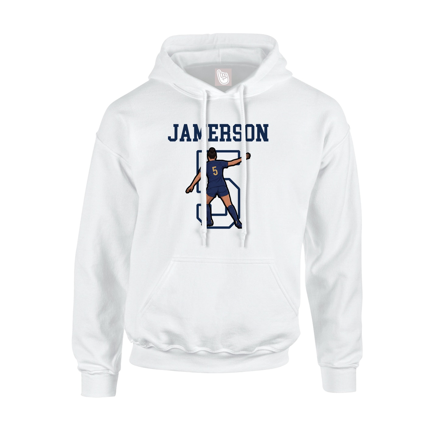 Hoodie — Shirsey in White