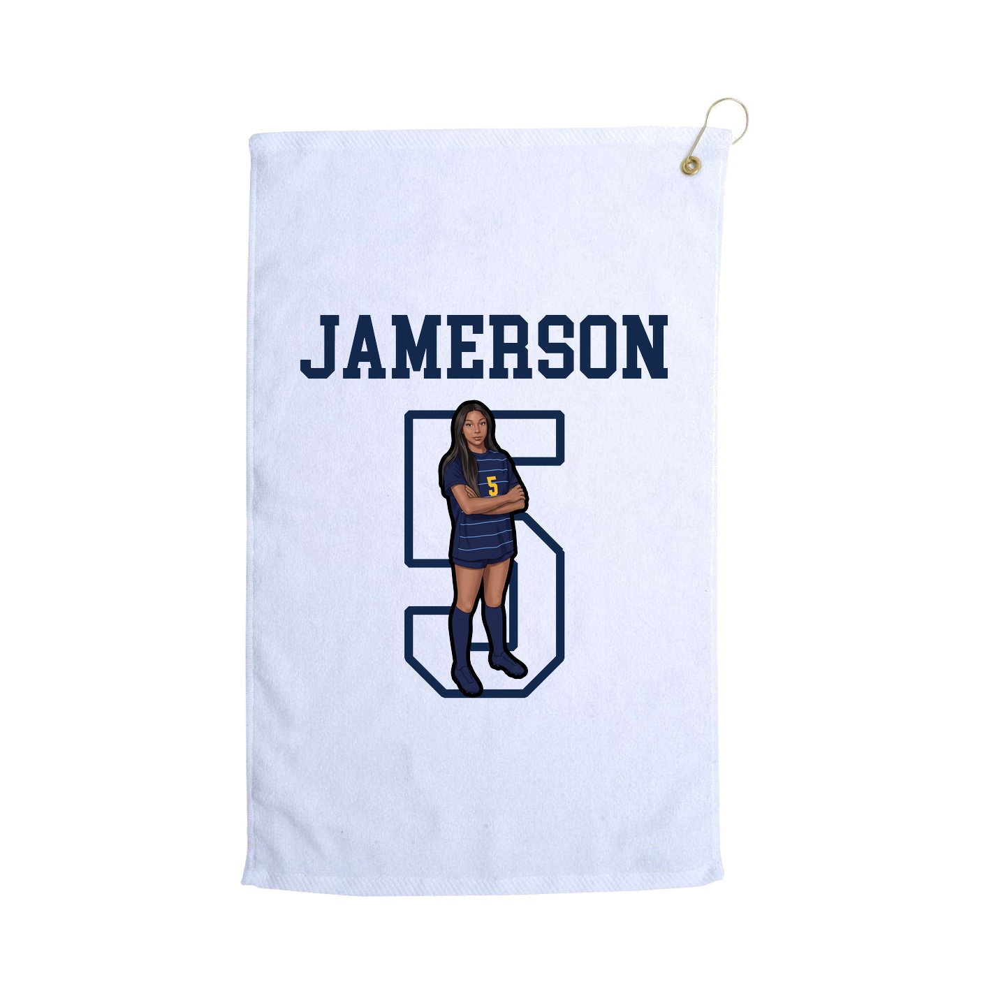 Golf Towel — Shirsey in White