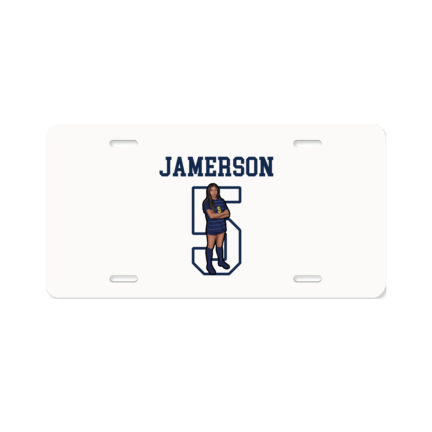 License Plate — Shirsey in Classic