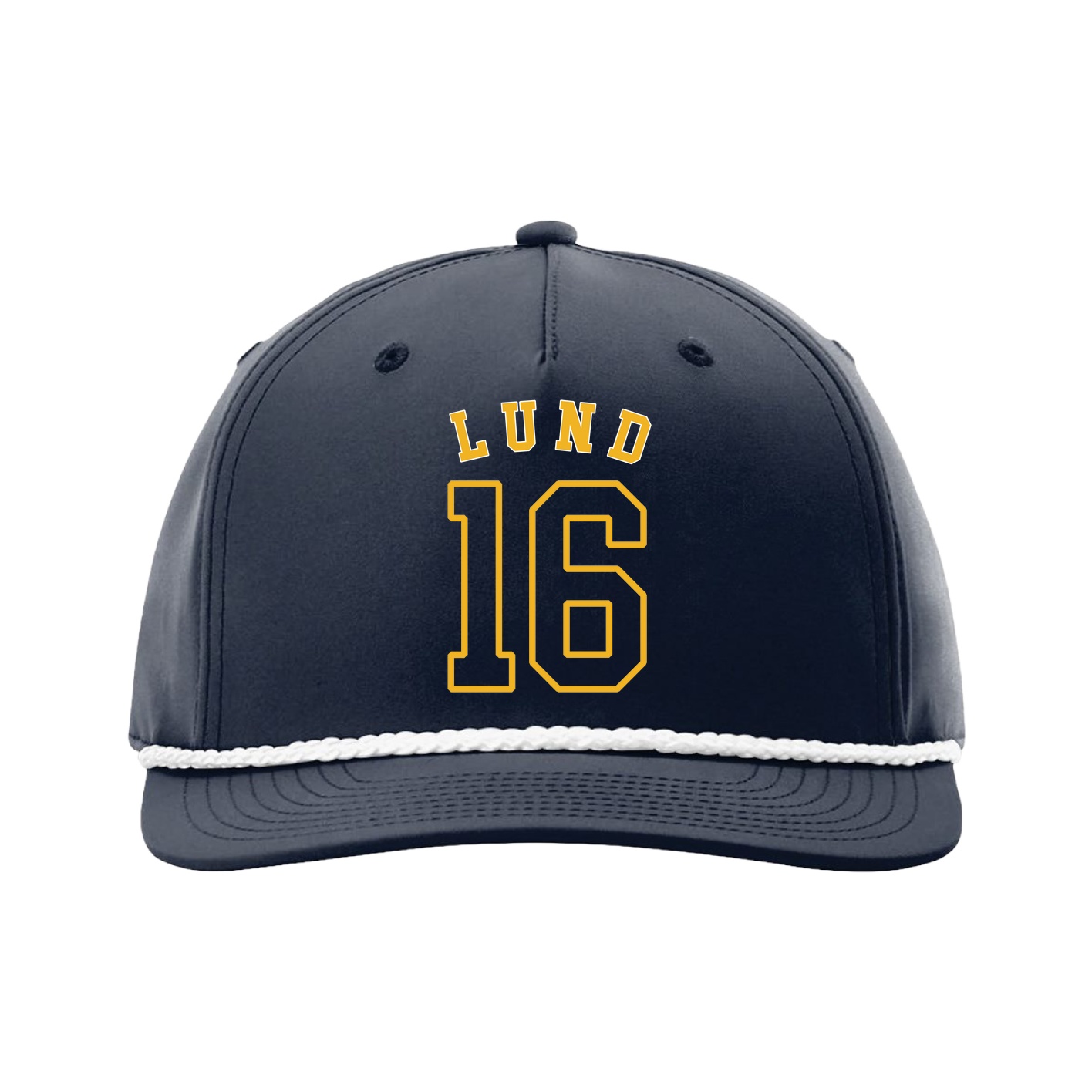 Five-Panel Classic Rope Cap — Shirsey Arch in Navy