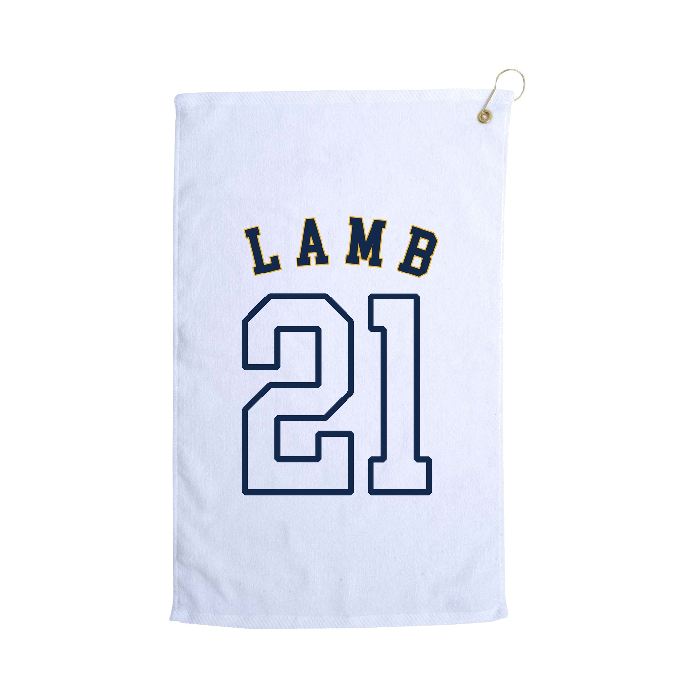 Golf Towel — Shirsey Arch in White