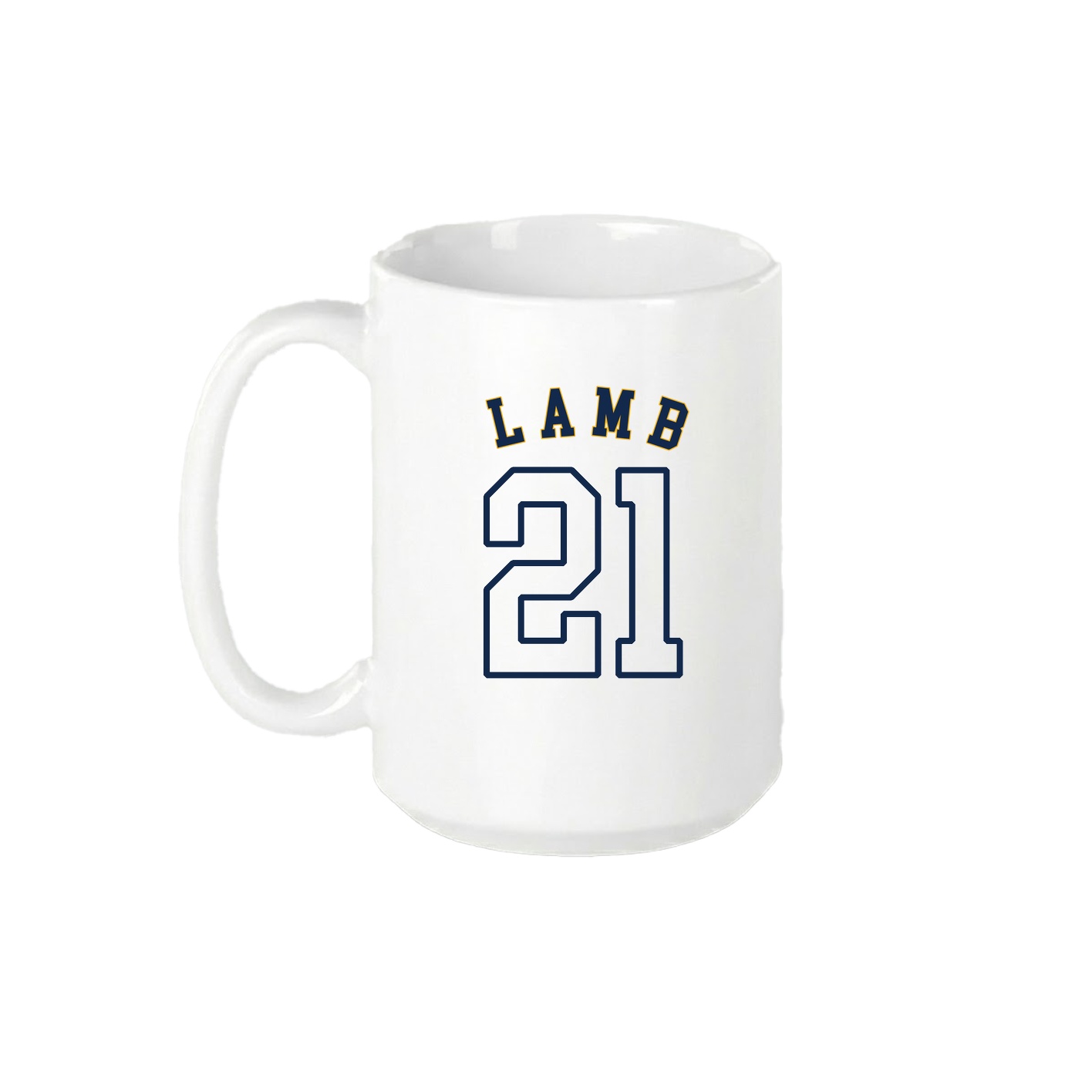 15oz Coffee Mug — Shirsey Arch in White