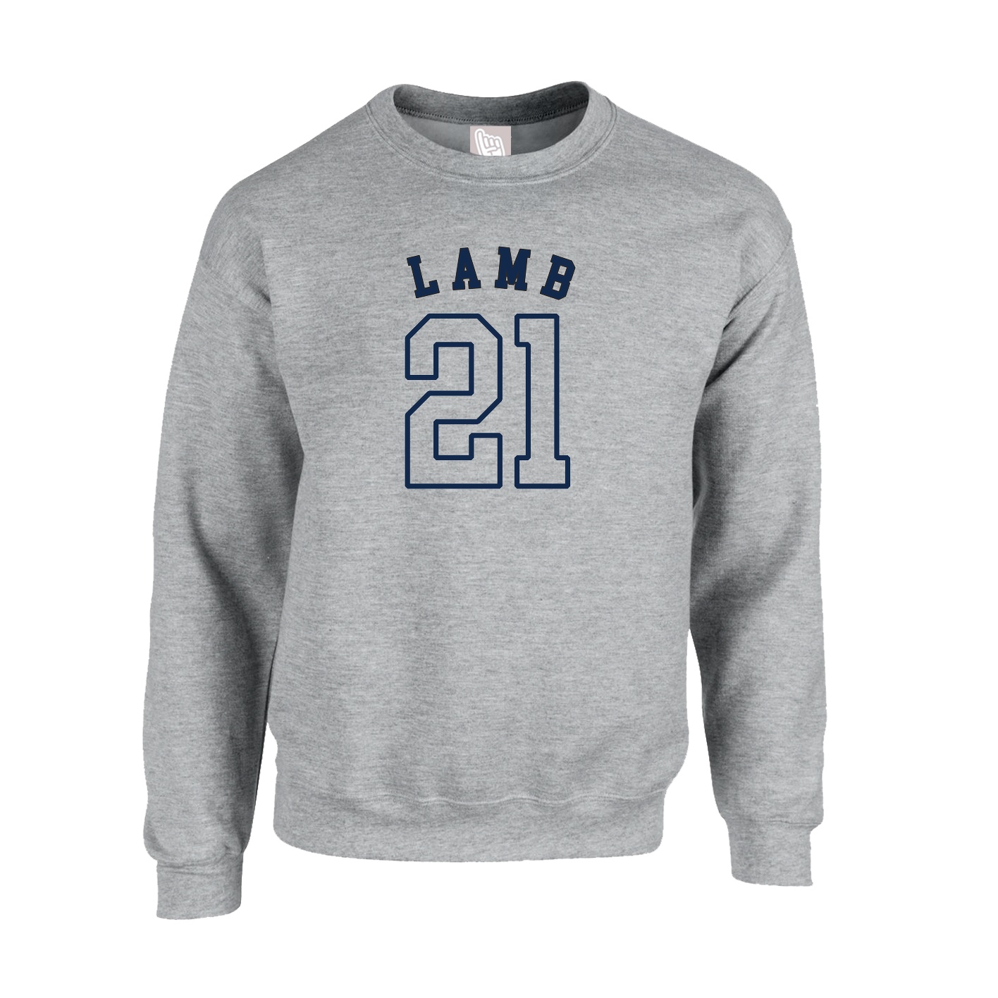 Fleece Crew — Shirsey Arch in Grey