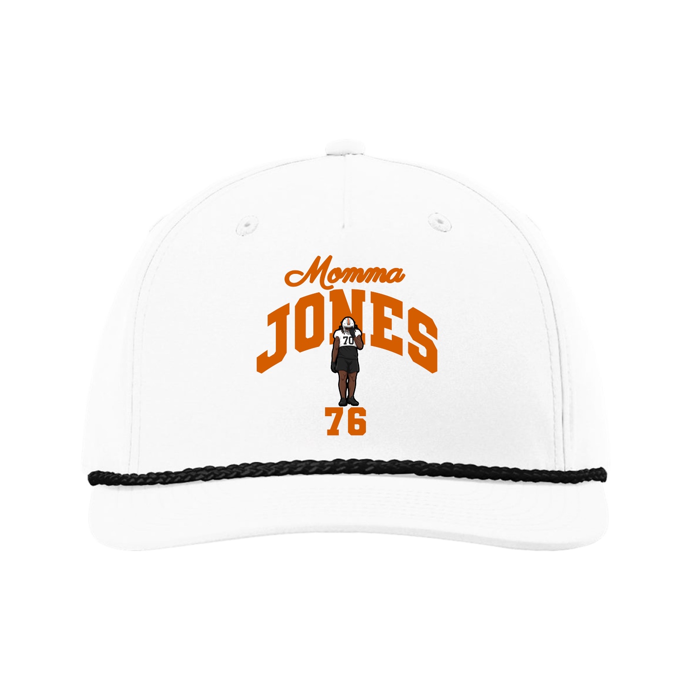 Five-Panel Classic Rope Cap — Mothers Day Arch in White