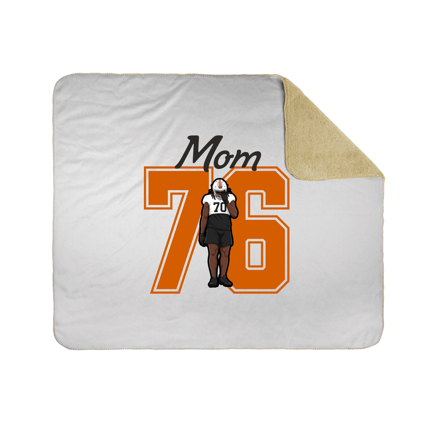Throw Blanket — Mothers Day Shirsey in White