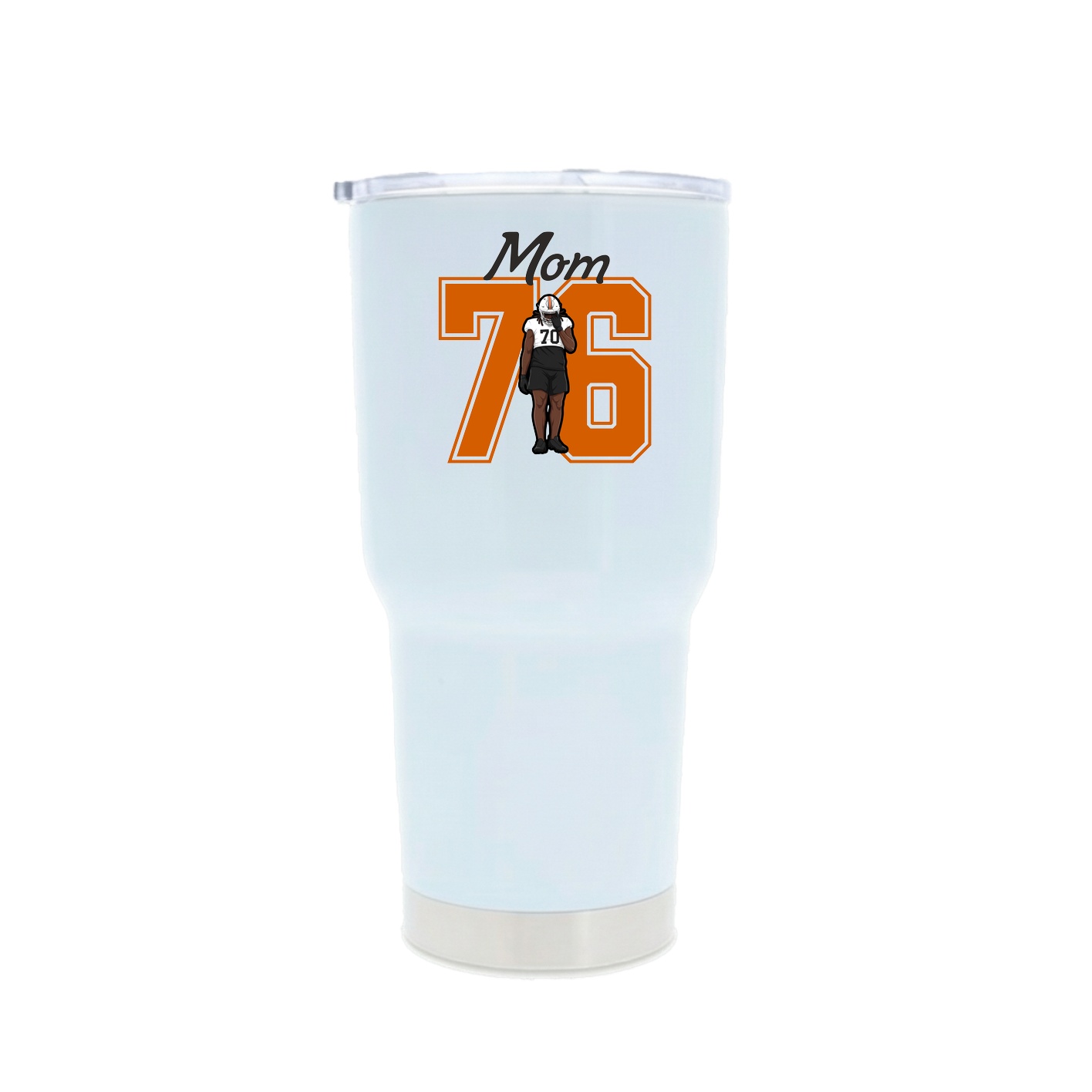 30oz Stainless Steel Tumbler — Mothers Day Shirsey in White