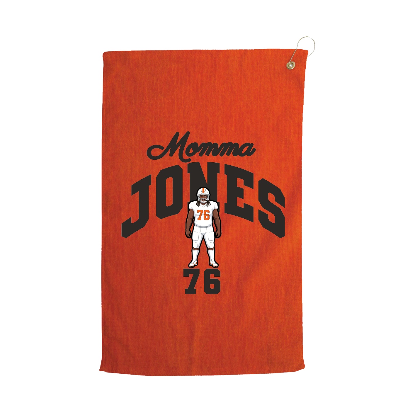 Golf Towel — Mothers Day Arch in Orange