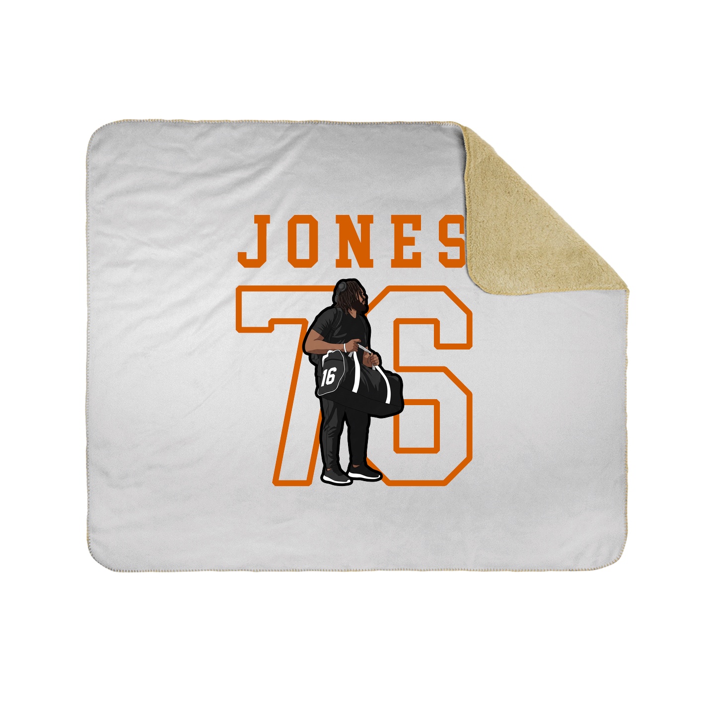 50x60 Sherpa Lined Throw Blanket