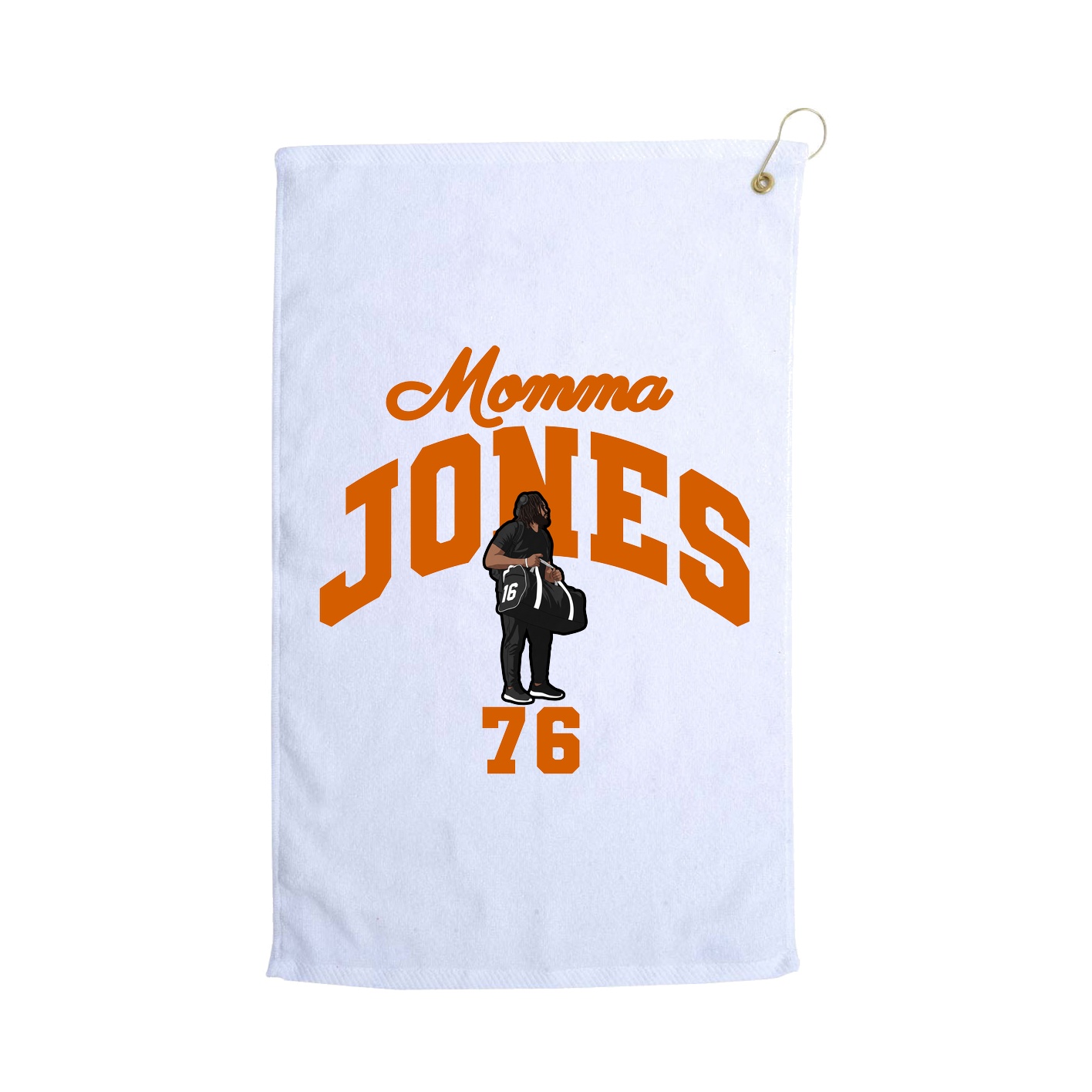 Golf Towel — Mothers Day Arch in White