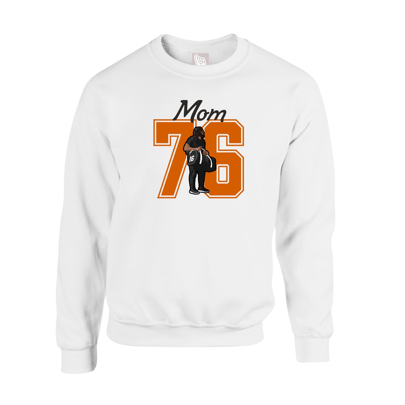 Fleece Crew — Mothers Day Shirsey in White