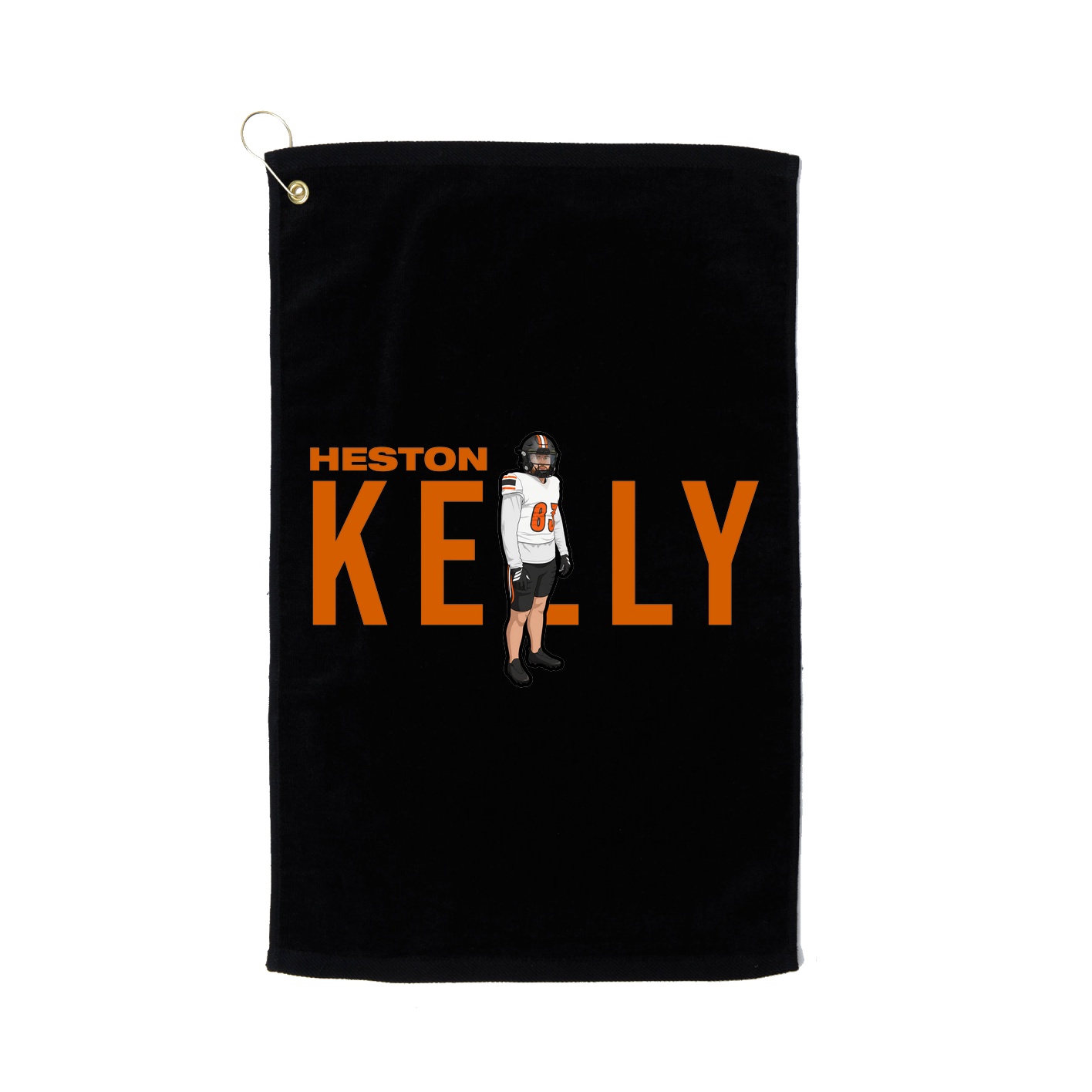 Golf Towel — Player Name in Black