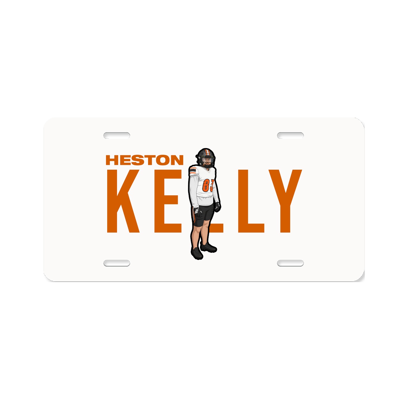 License Plate — Player Name in Classic