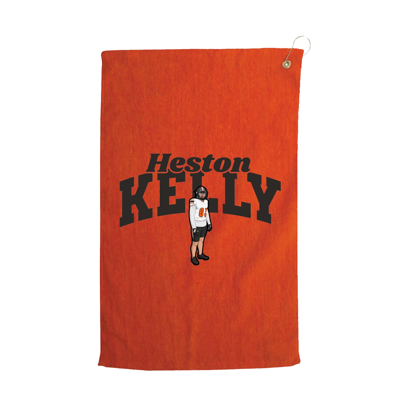 Golf Towel — Signature Arch in Orange