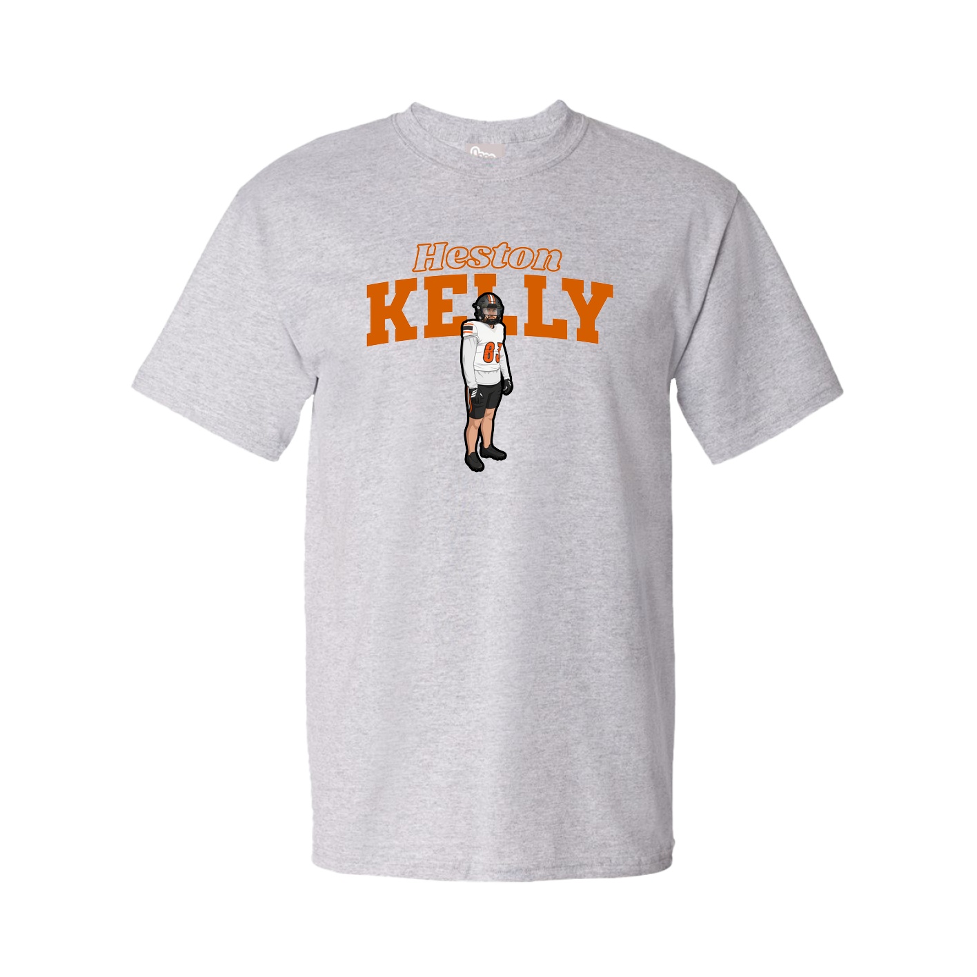 Tee — Name Arch in Grey