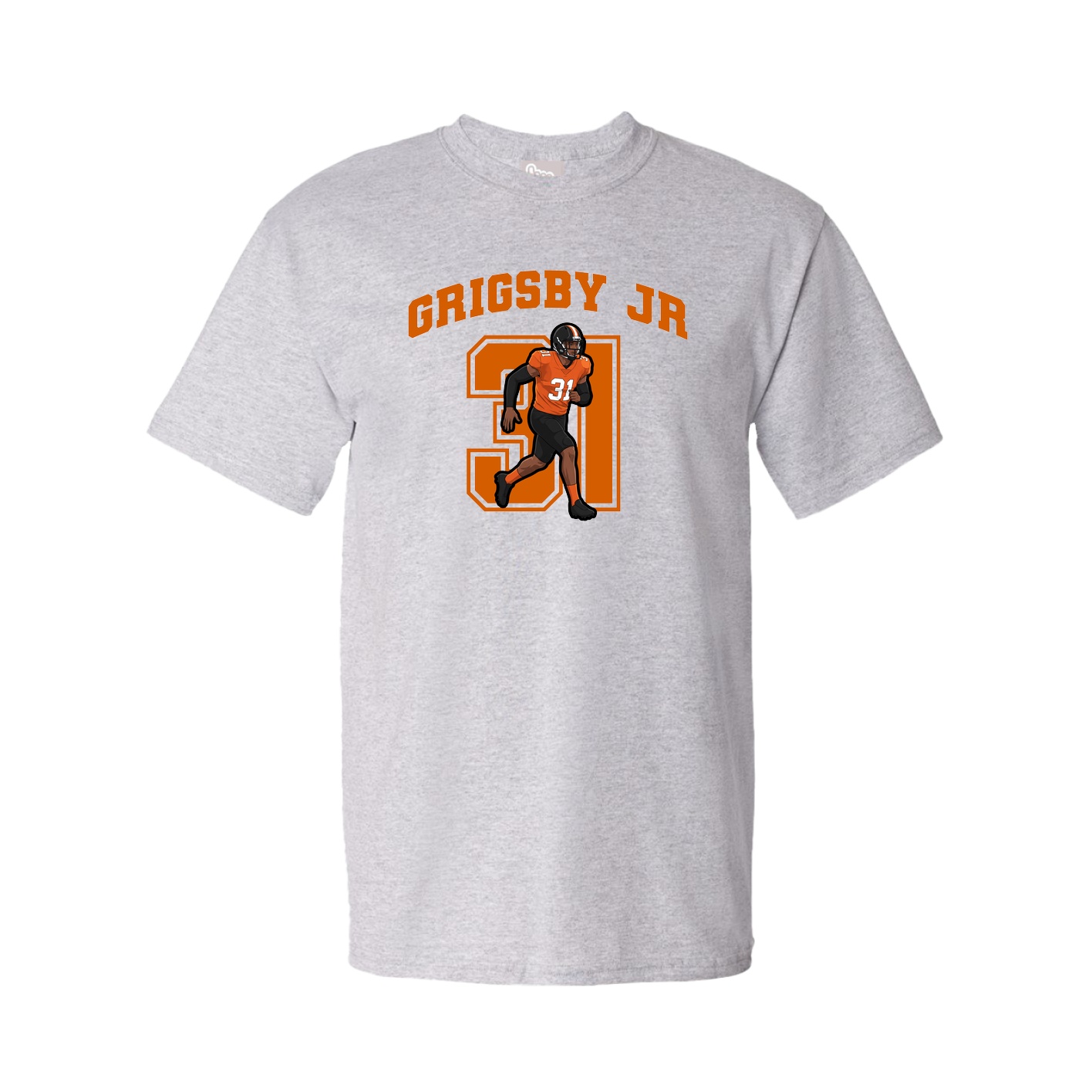 Youth Tee — Number in Grey