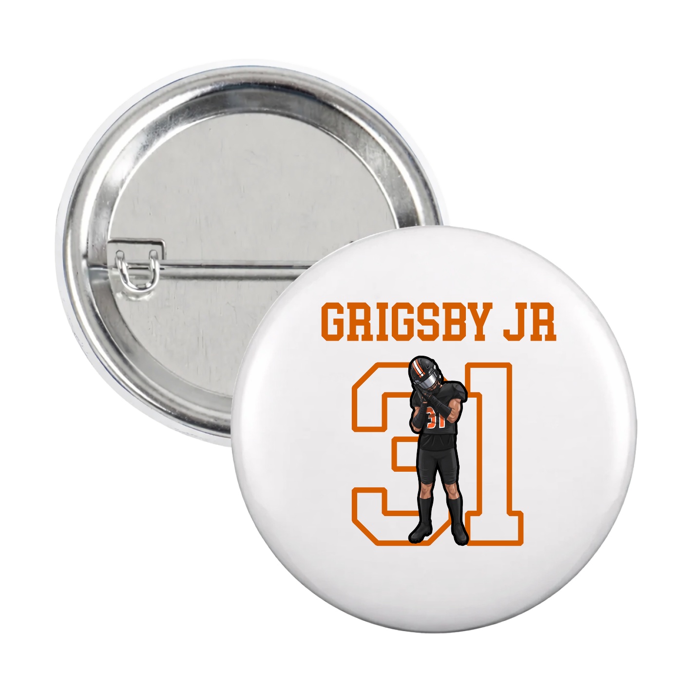 Game Day Button — Shirsey in White