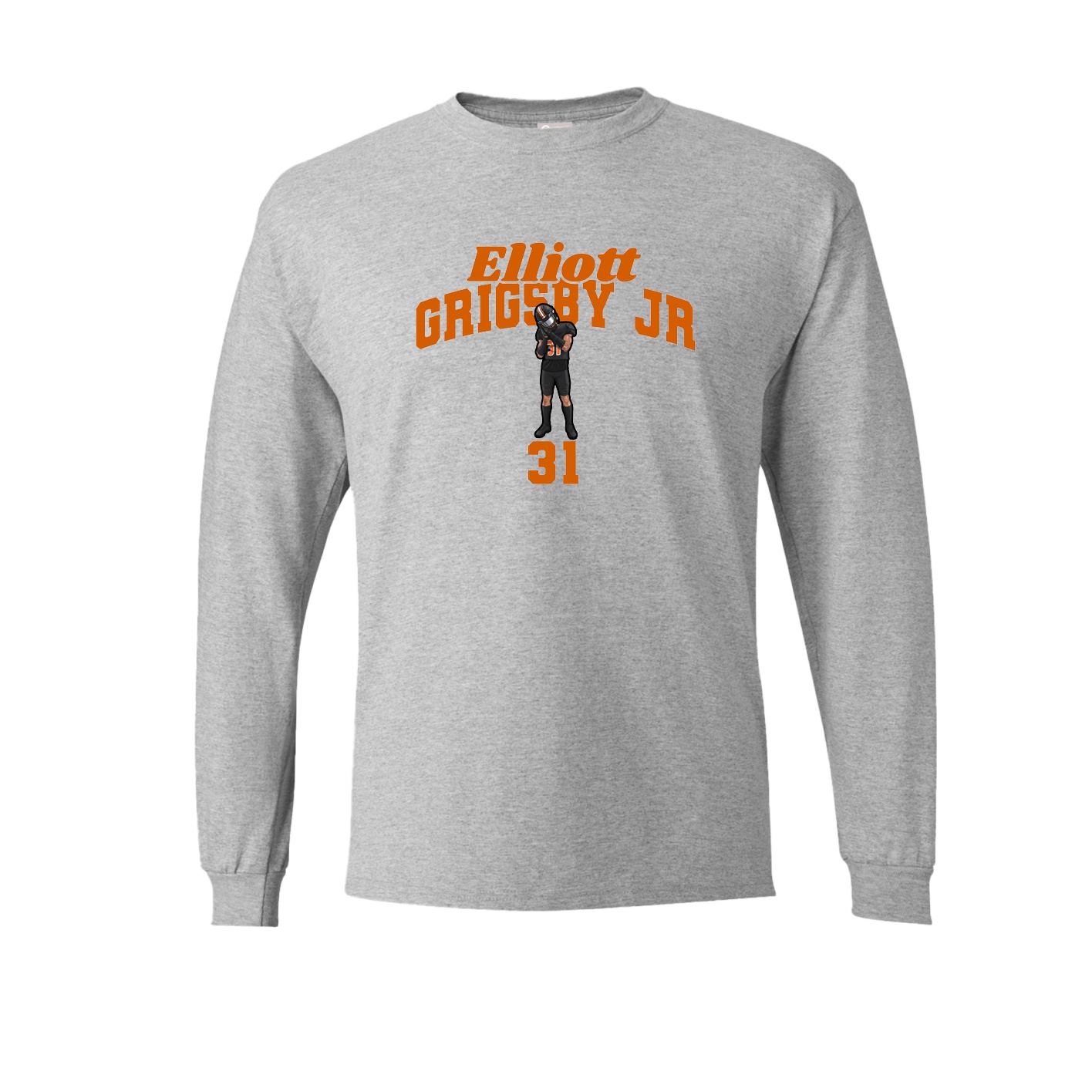 Long Sleeve Tee — Signature Arch in Grey
