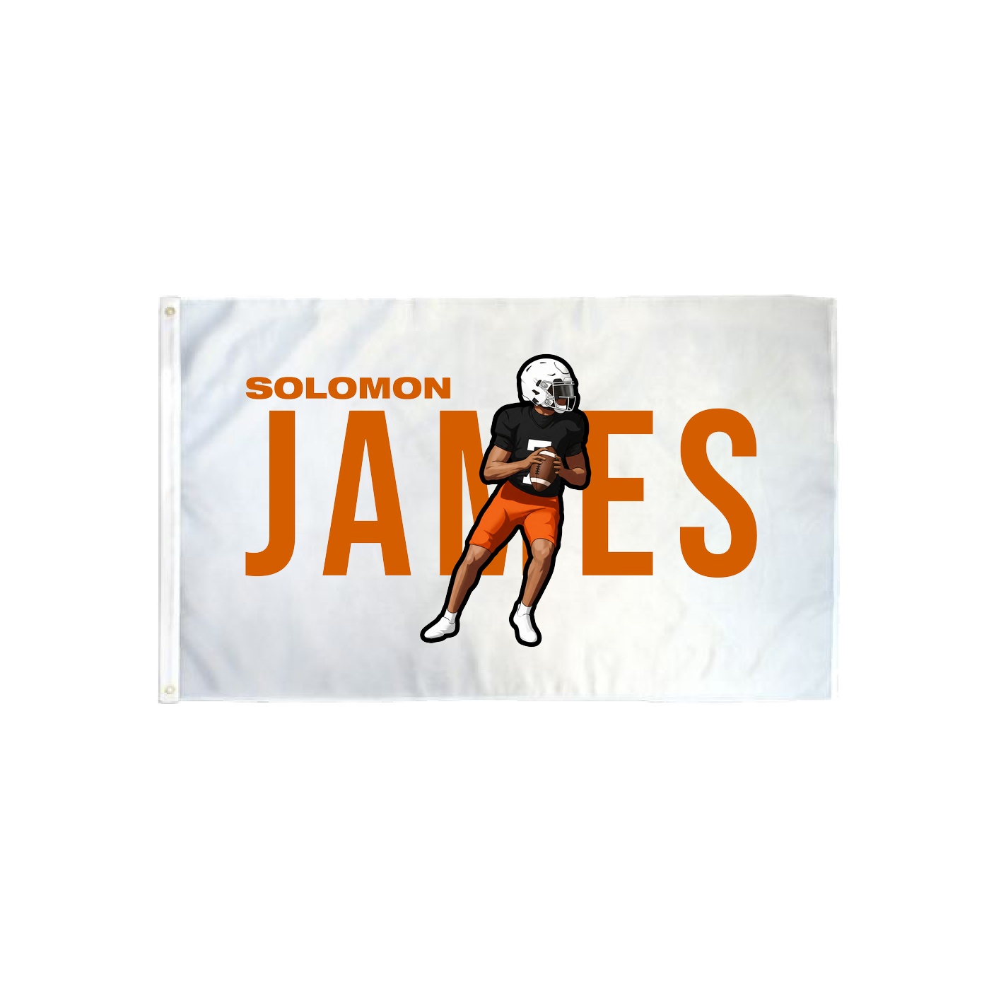 3x5 Flag — Player Name in Classic