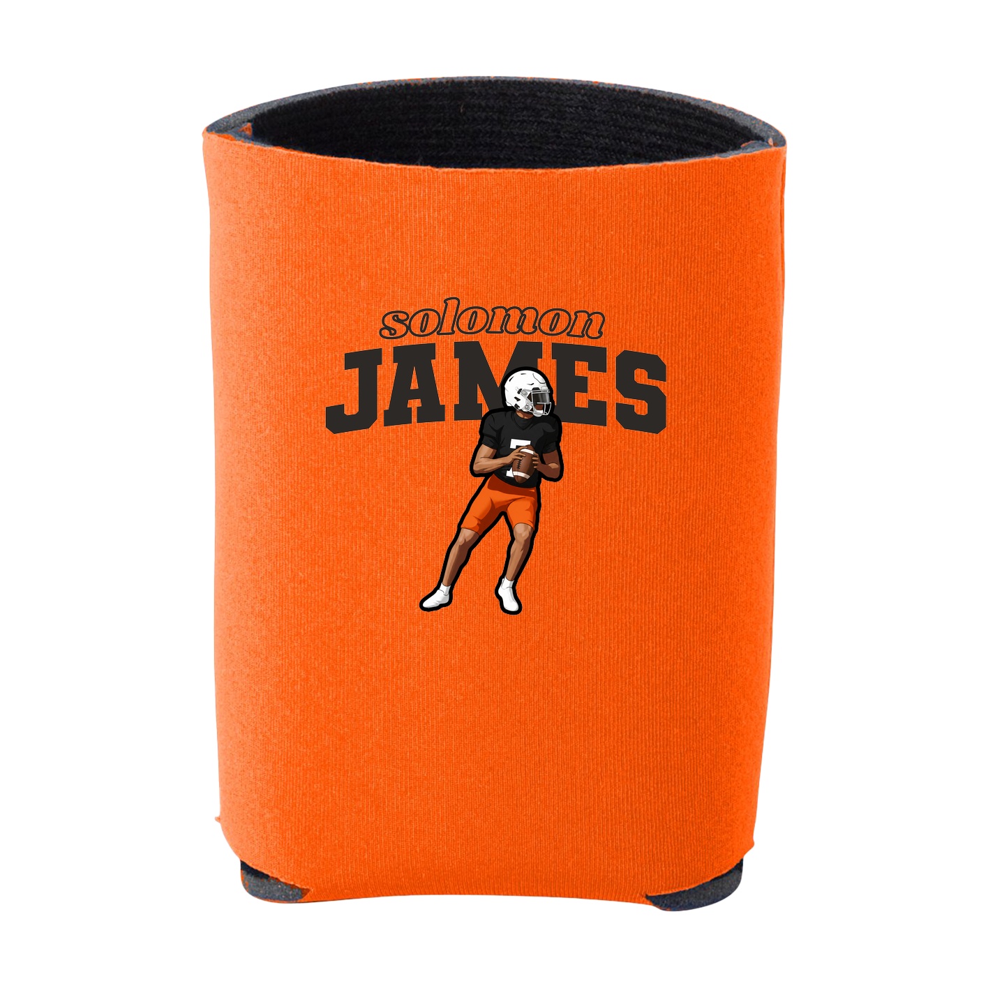 Can Holder — Name Arch in Orange